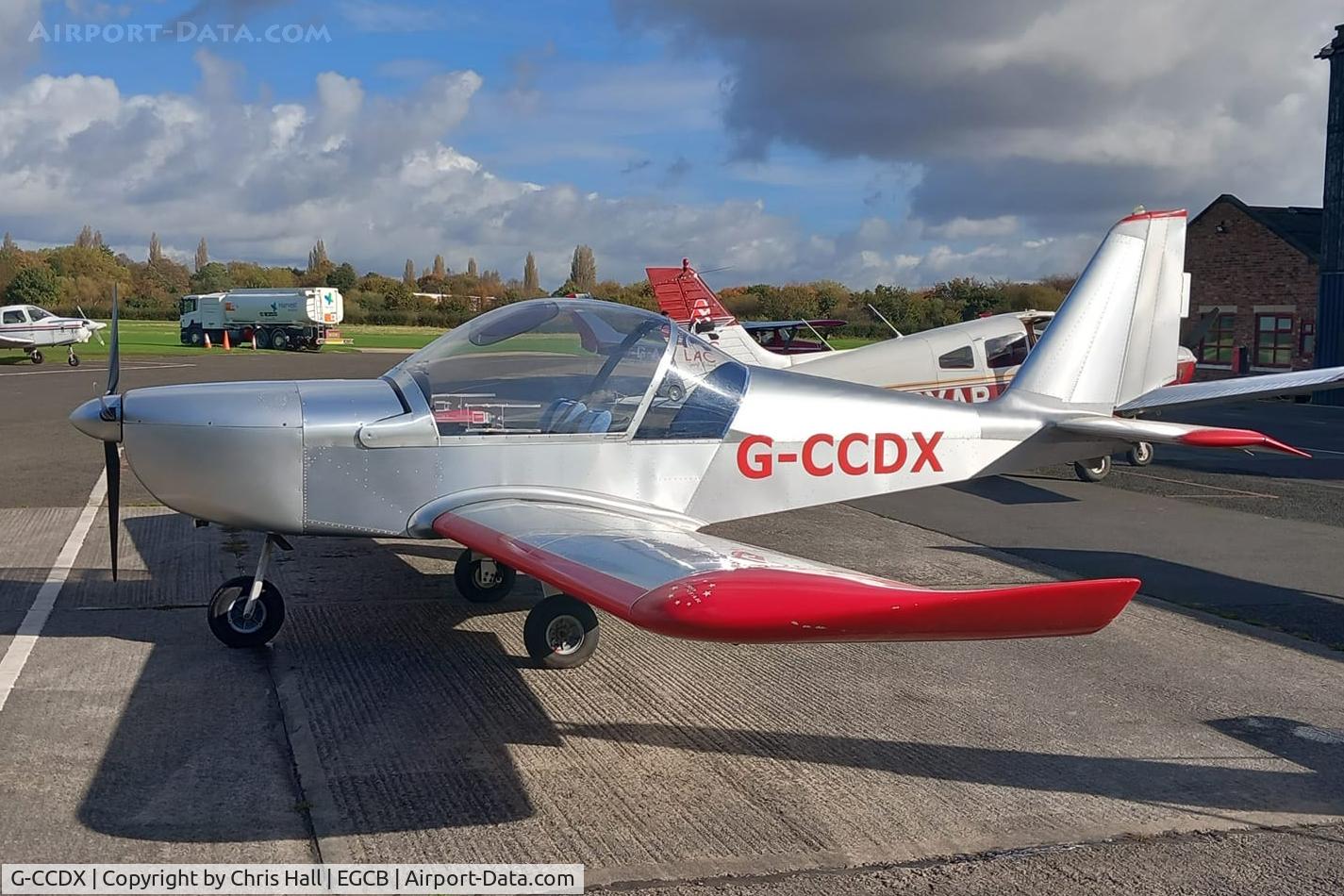 G-CCDX, 2003 Aerotechnik EV-97 Eurostar C/N PFA 315-14013, Barton