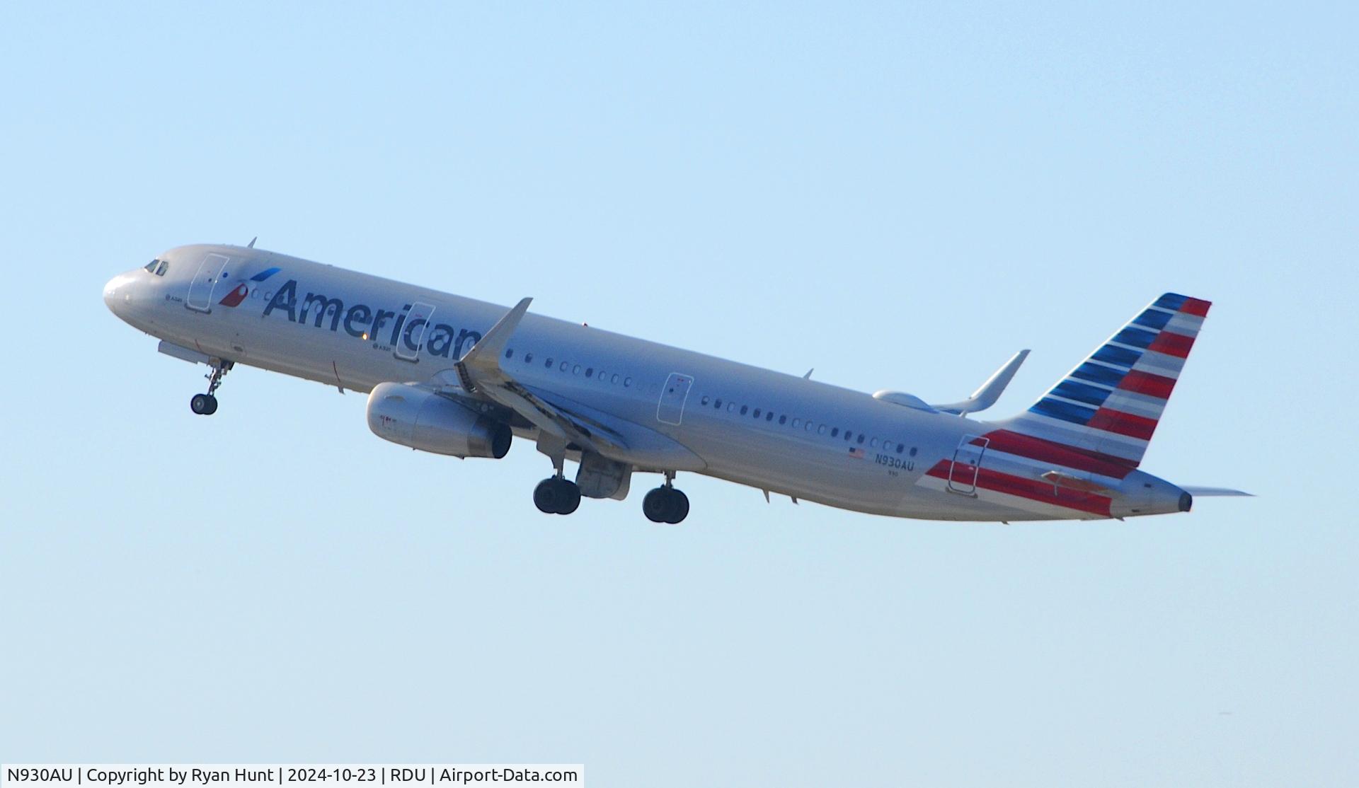 N930AU, 2017 Airbus A321-231 C/N 7539, AA A321.