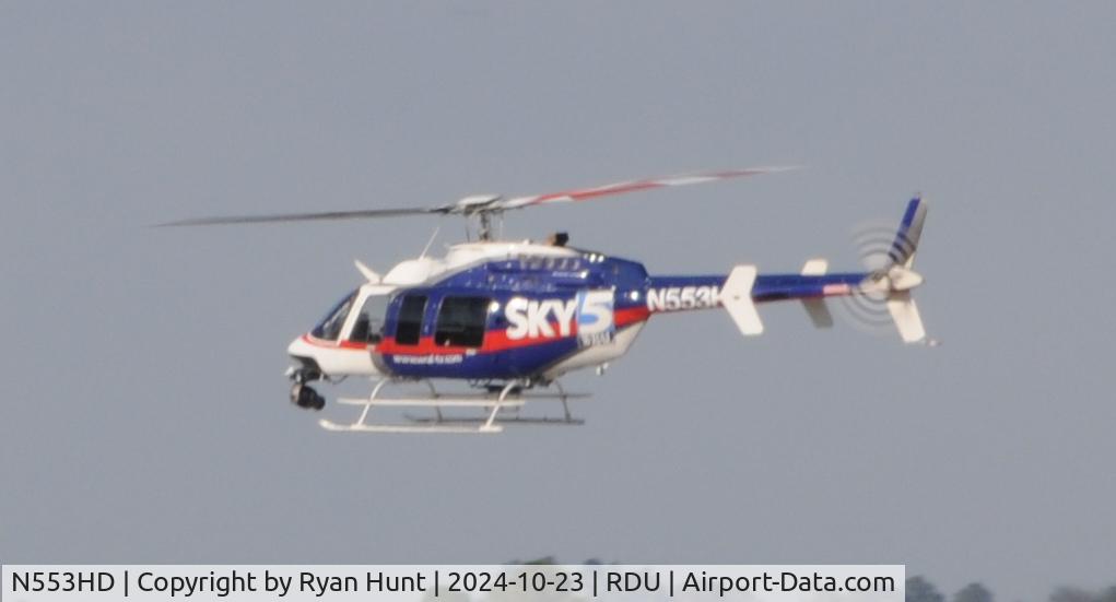N553HD, 1998 Bell 407 C/N 53304, WRAL helicopter!