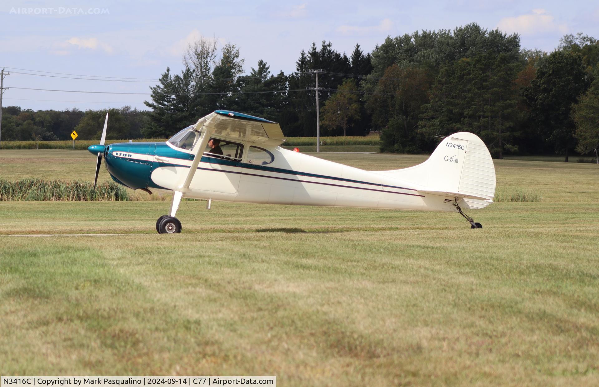 N3416C, 1954 Cessna 170B C/N 26459, Cessna 170B