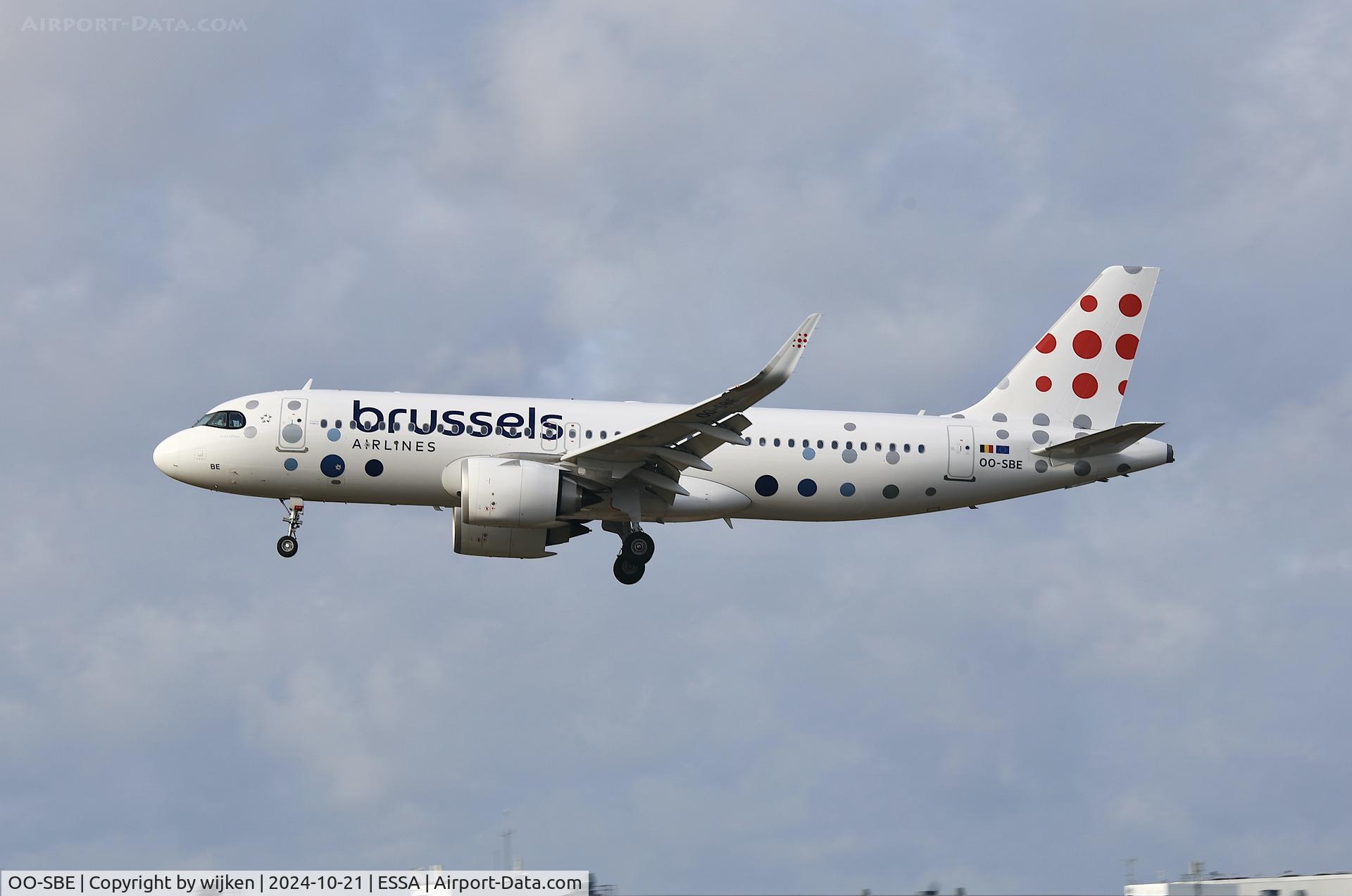 OO-SBE, 2024 Airbus A320-251N C/N 12069, Rwy 19L
