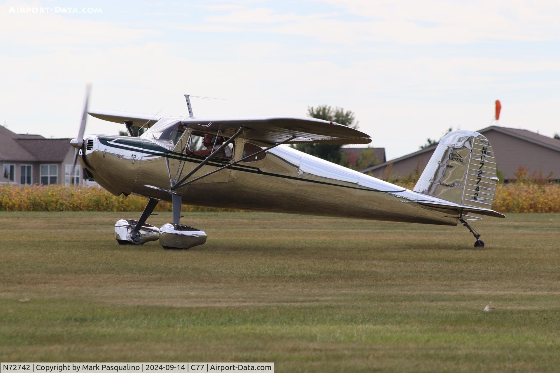 N72742, 1946 Cessna 140 C/N 9921, Cessna 140