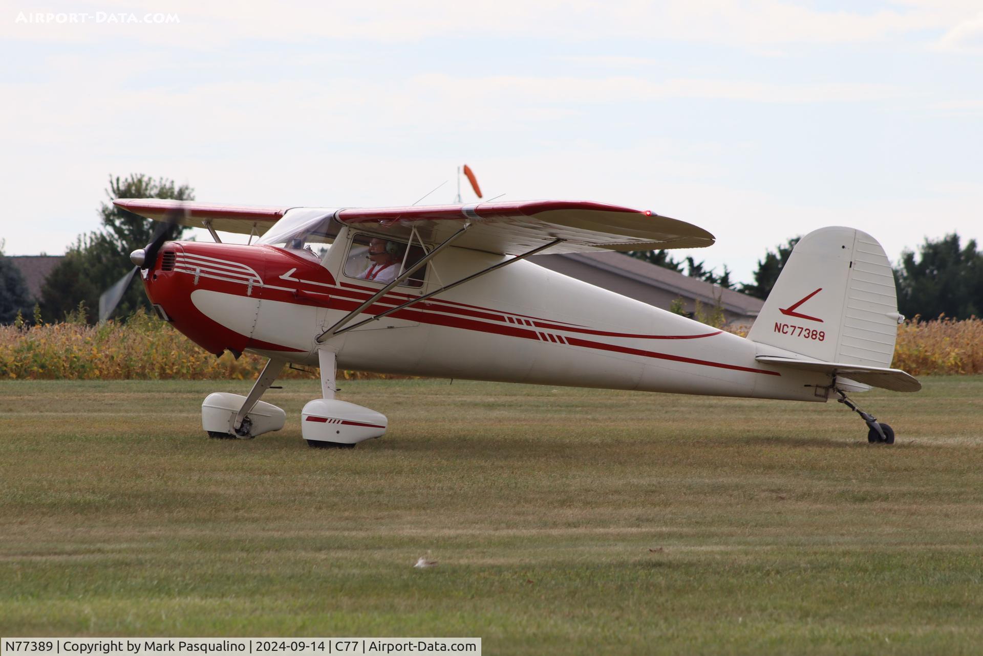 N77389, 1946 Cessna 120 C/N 11830, Cessna 120