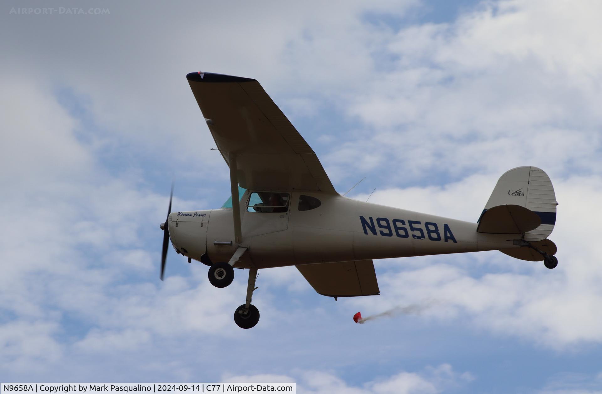 N9658A, 1950 Cessna 140A C/N 15379, Cessna 140A