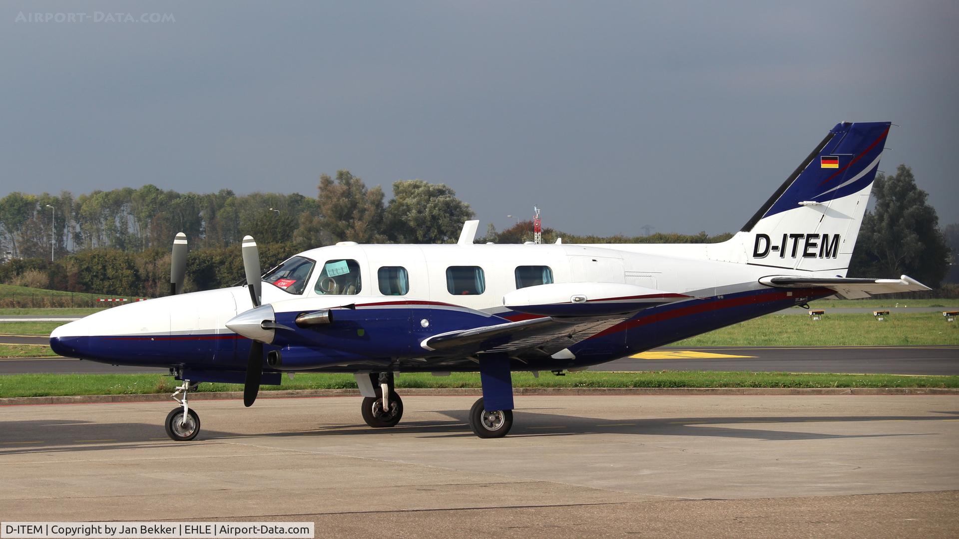 D-ITEM, 1984 Piper PA-31T2 Cheyenne IIXL C/N 31T-1166003, Lelystad Airport