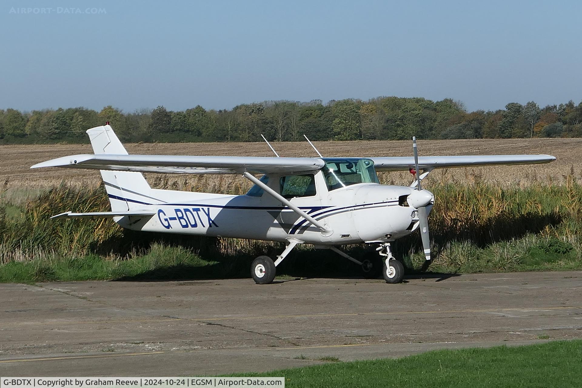 G-BDTX, 1976 Reims F150M C/N 1275, Parked at Beccles.