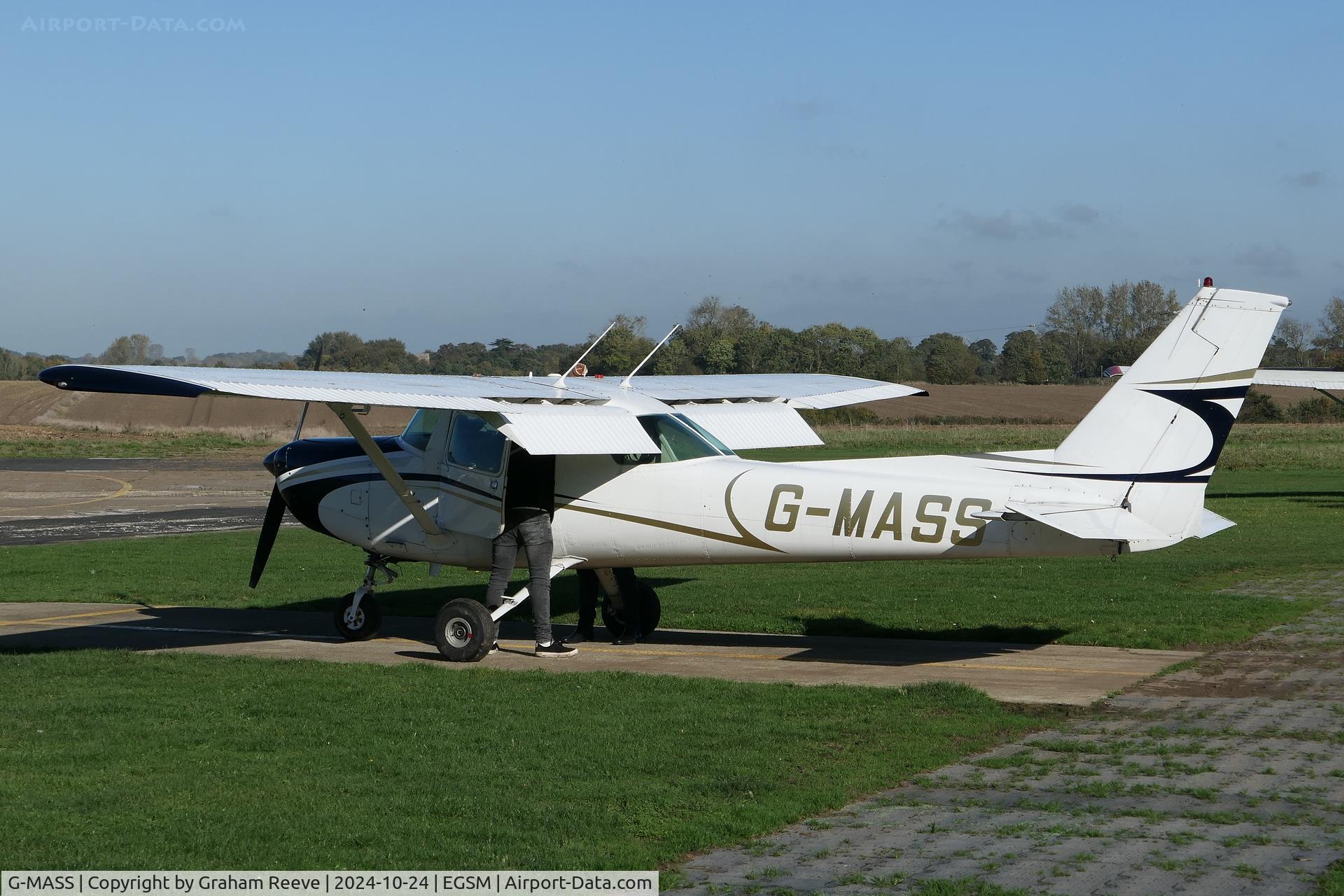 G-MASS, 1979 Cessna 152 C/N 152-81605, Parked at Beccles.