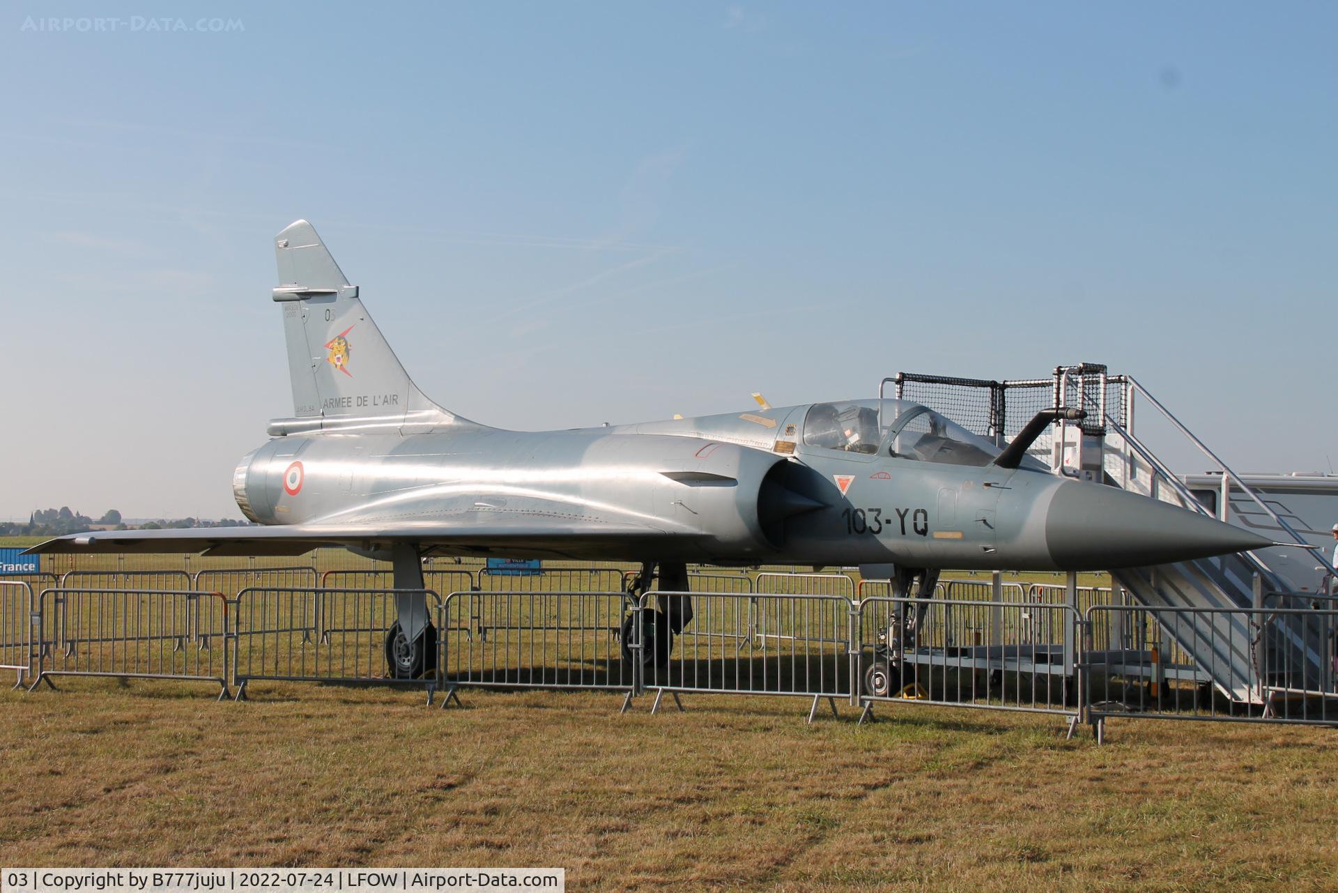 03, Dassault Mirage 2000C C/N 03, at Saint-Quentin