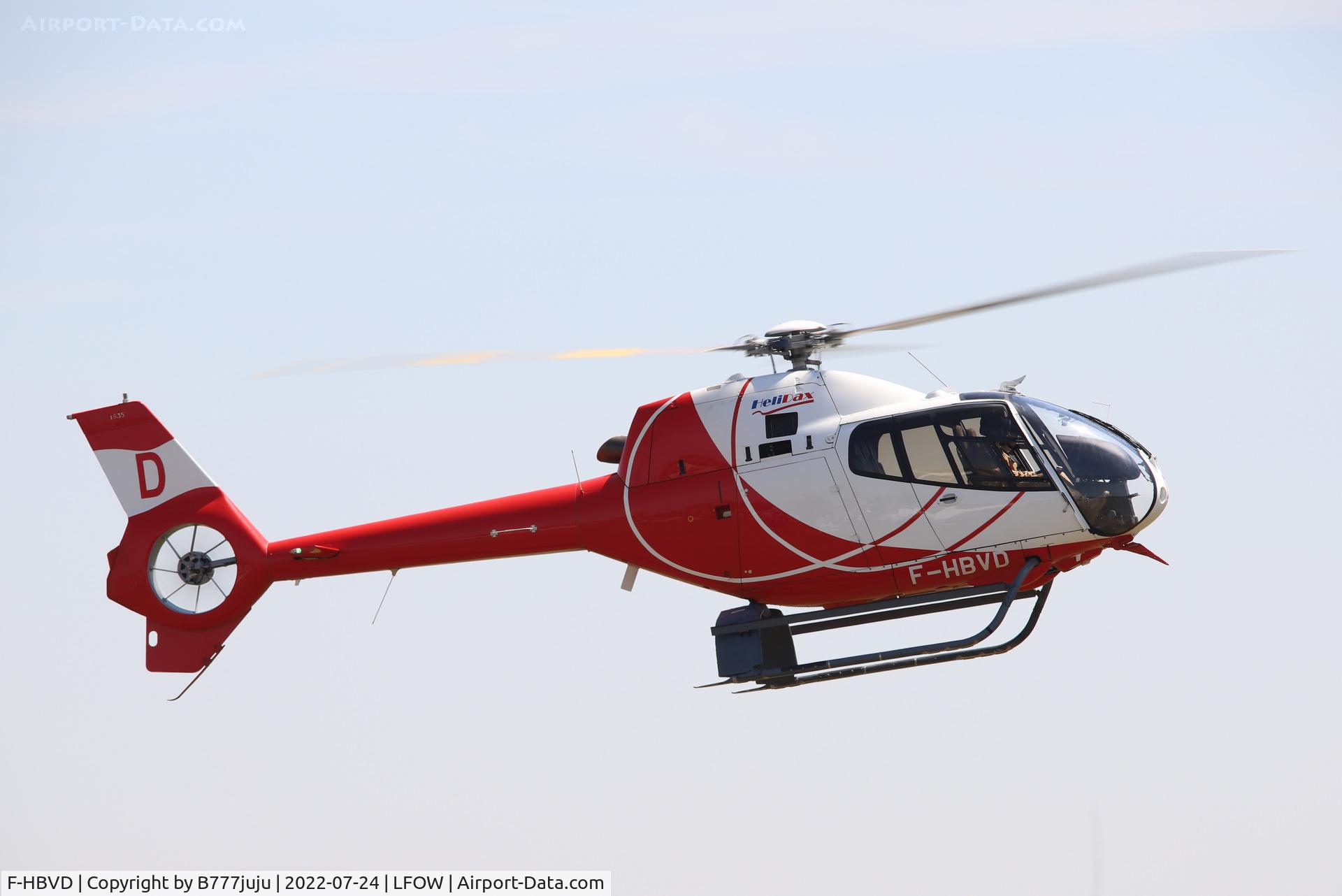 F-HBVD, 2010 Eurocopter EC-120B Colibri C/N 1635, at saint-Quentin