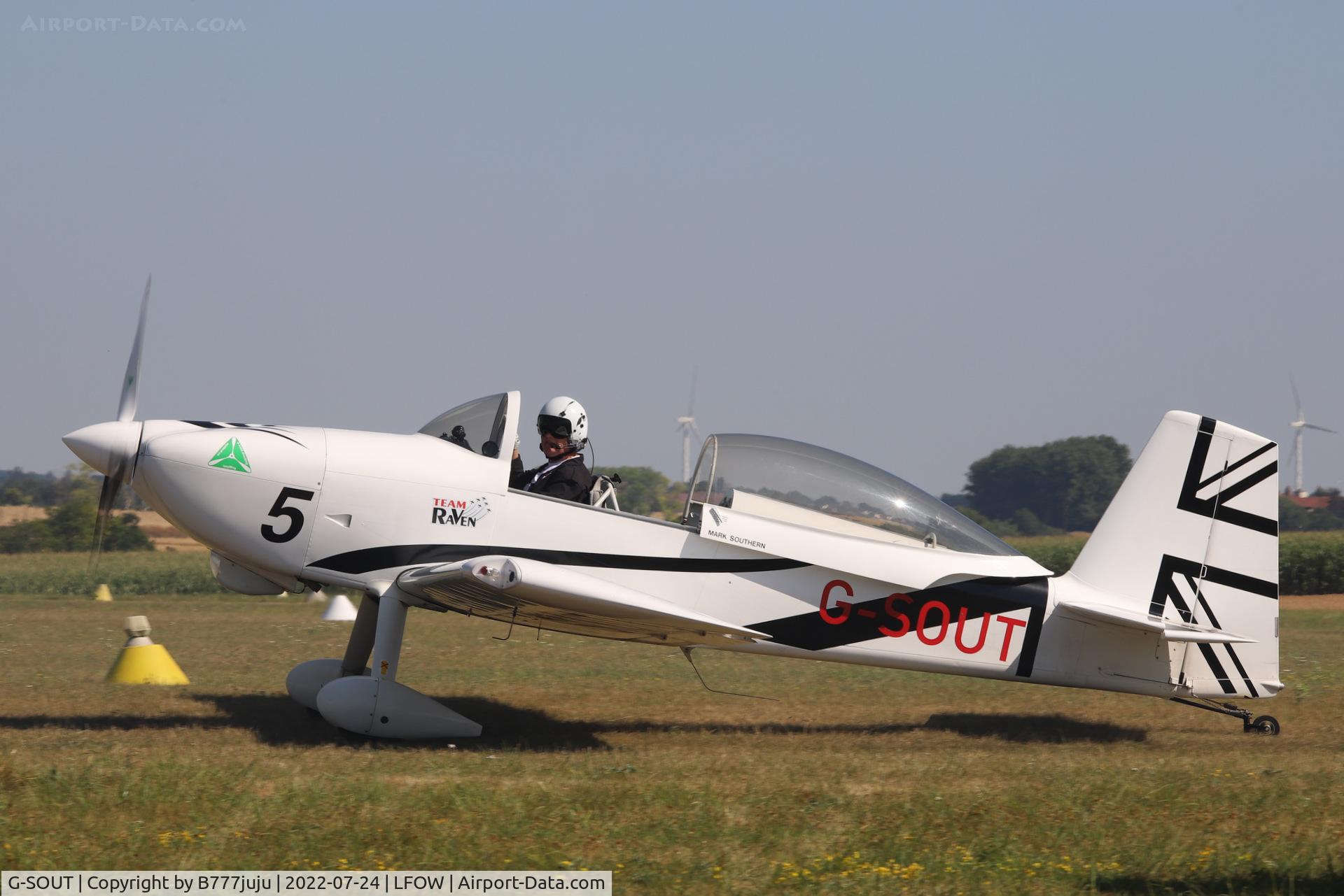 G-SOUT, 2006 Vans RV-8 C/N PFA 303-13295, at Saint-Quentin