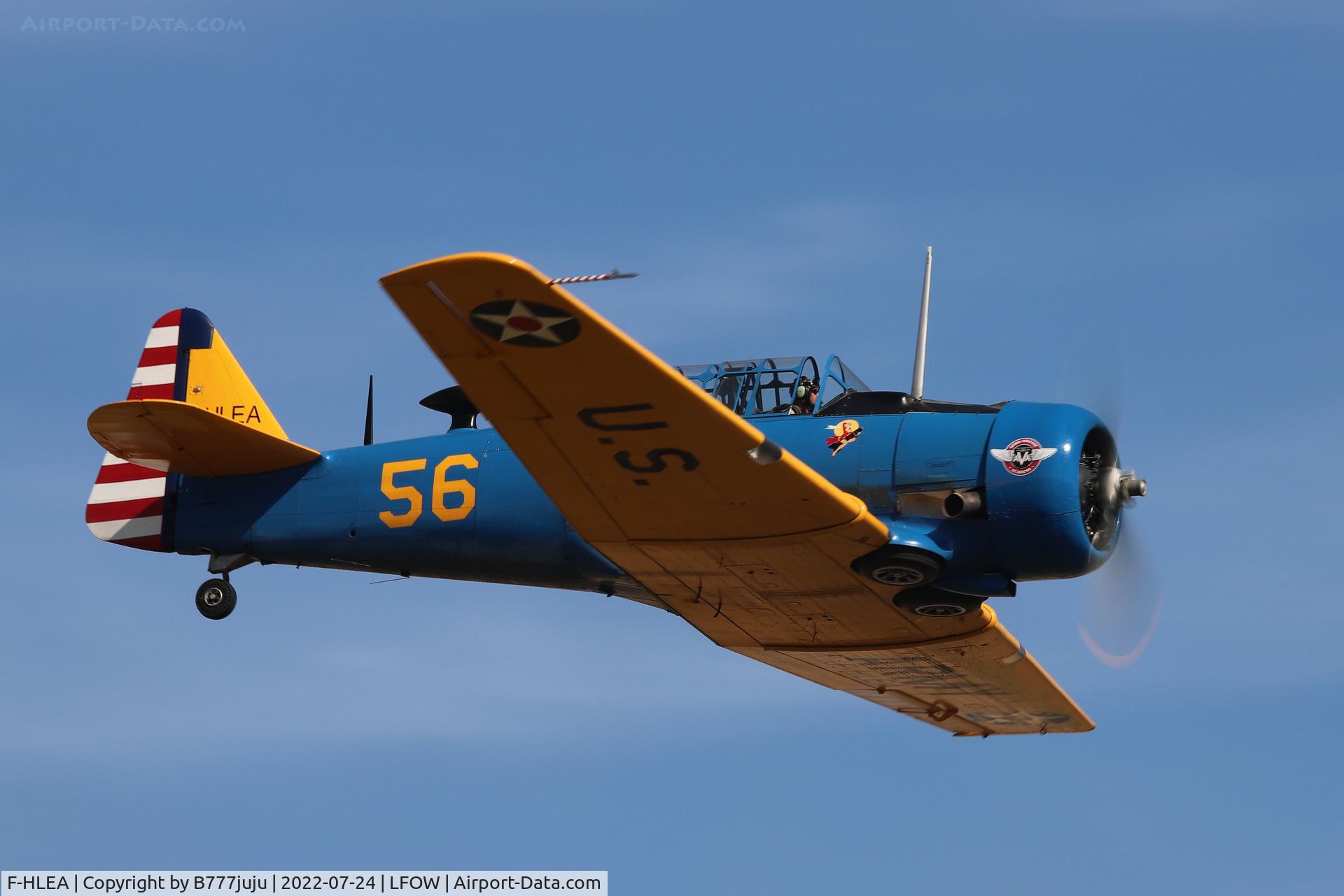 F-HLEA, North American T-6G Texan C/N 168-160, at Saint-Quentin