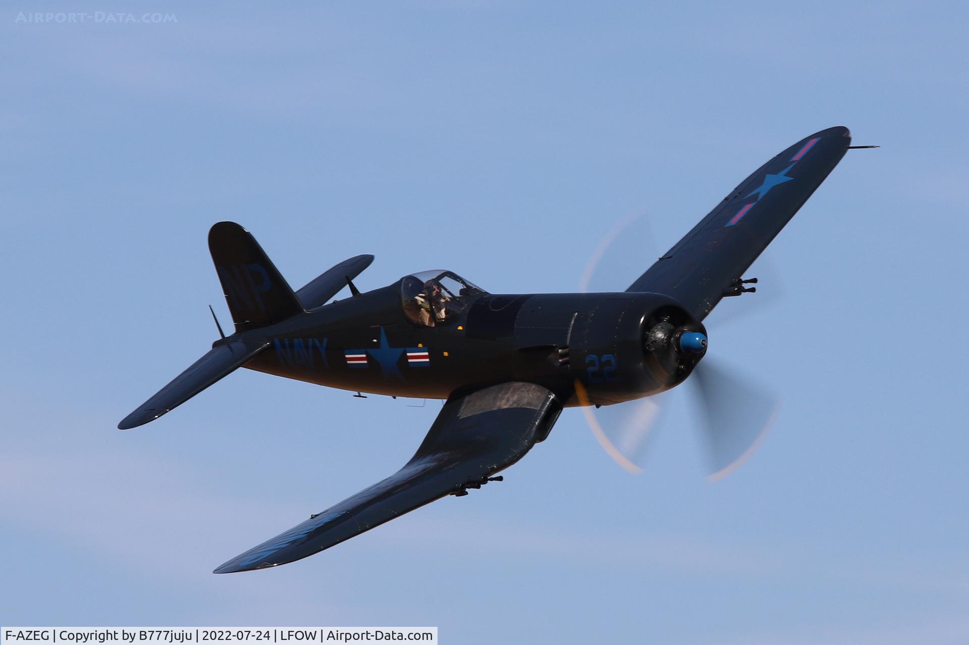 F-AZEG, 1944 Vought F4U-5NL Corsair C/N 124-724, at Saint-Quentin