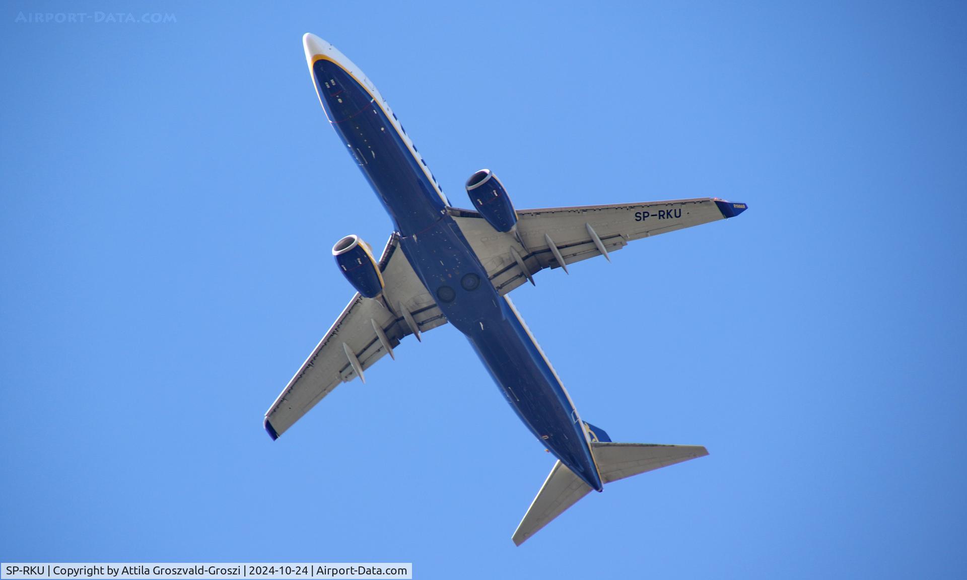 SP-RKU, 2017 Boeing 737-8AS(WL) C/N 44806, In the airspace of Budapest, Hungary
