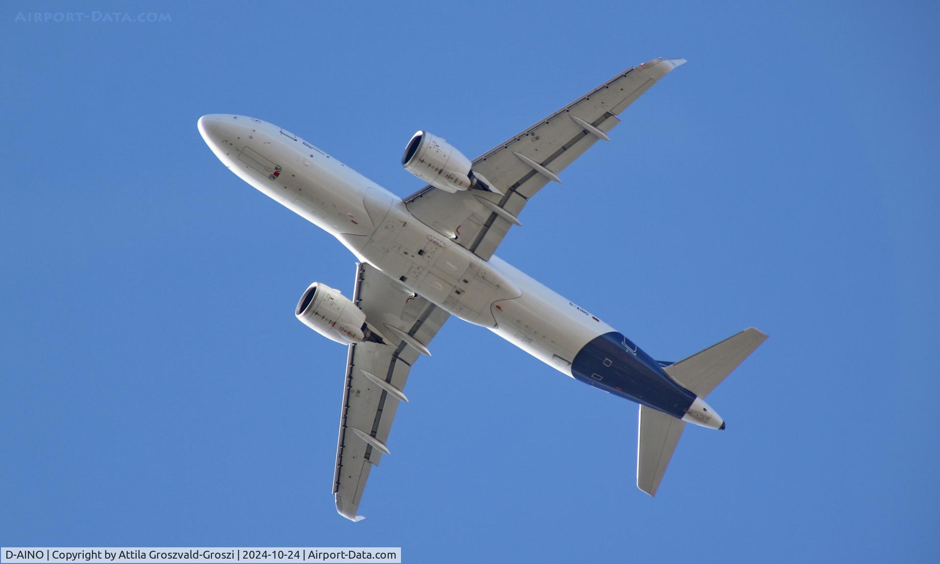 D-AINO, 2018 Airbus A320-271N C/N 8559, In the airspace of Budapest, Hungary