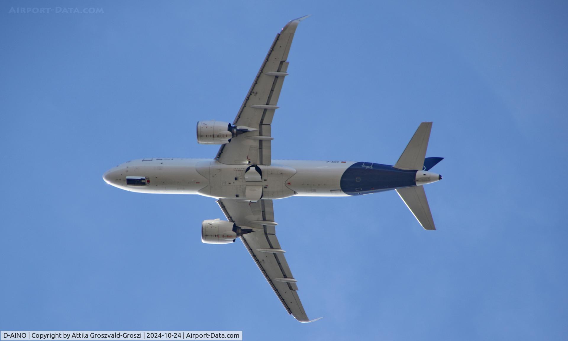 D-AINO, 2018 Airbus A320-271N C/N 8559, In the airspace of Budapest, Hungary