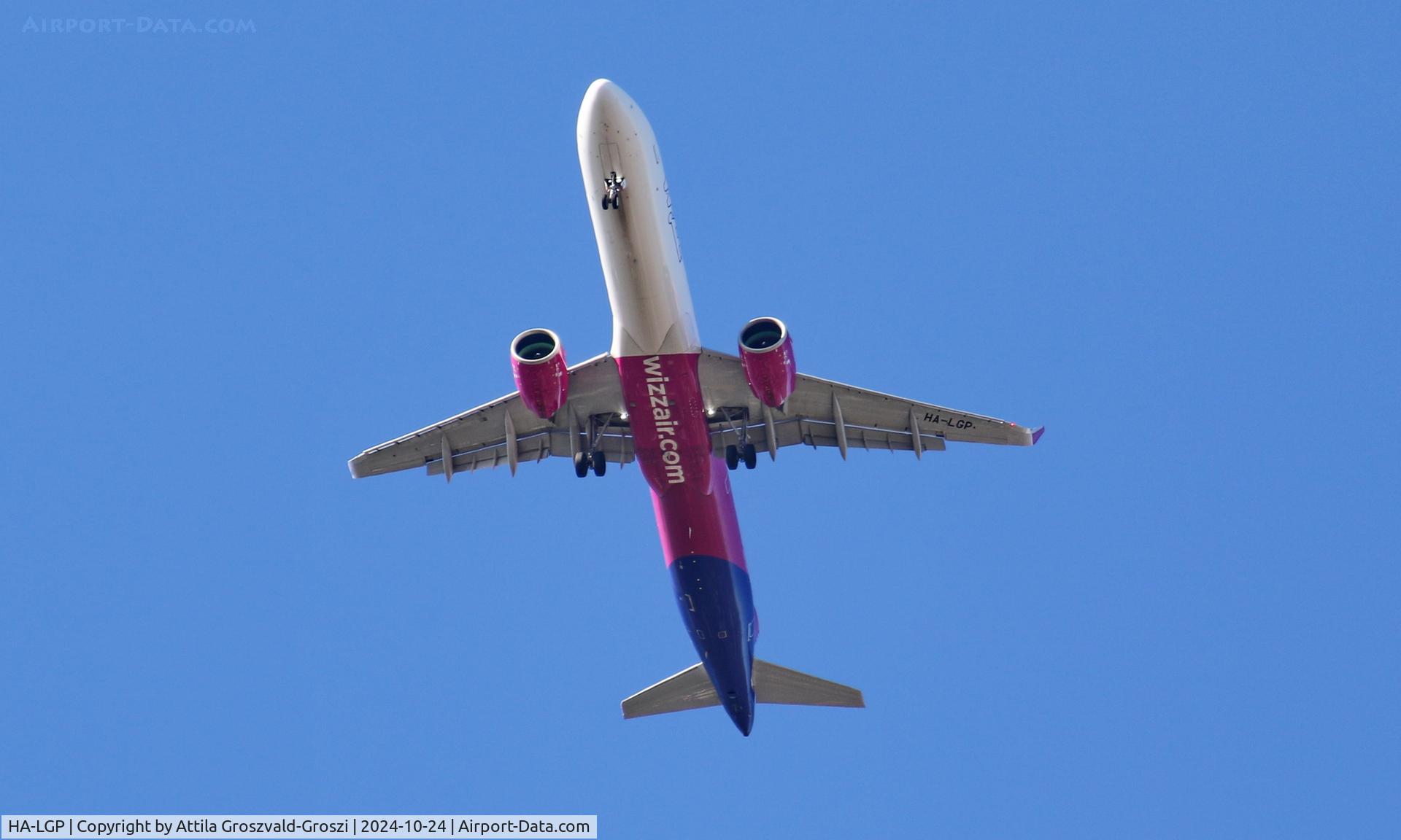 HA-LGP, Airbus 321-271NX C/N 12019, In the airspace of Budapest, Hungary