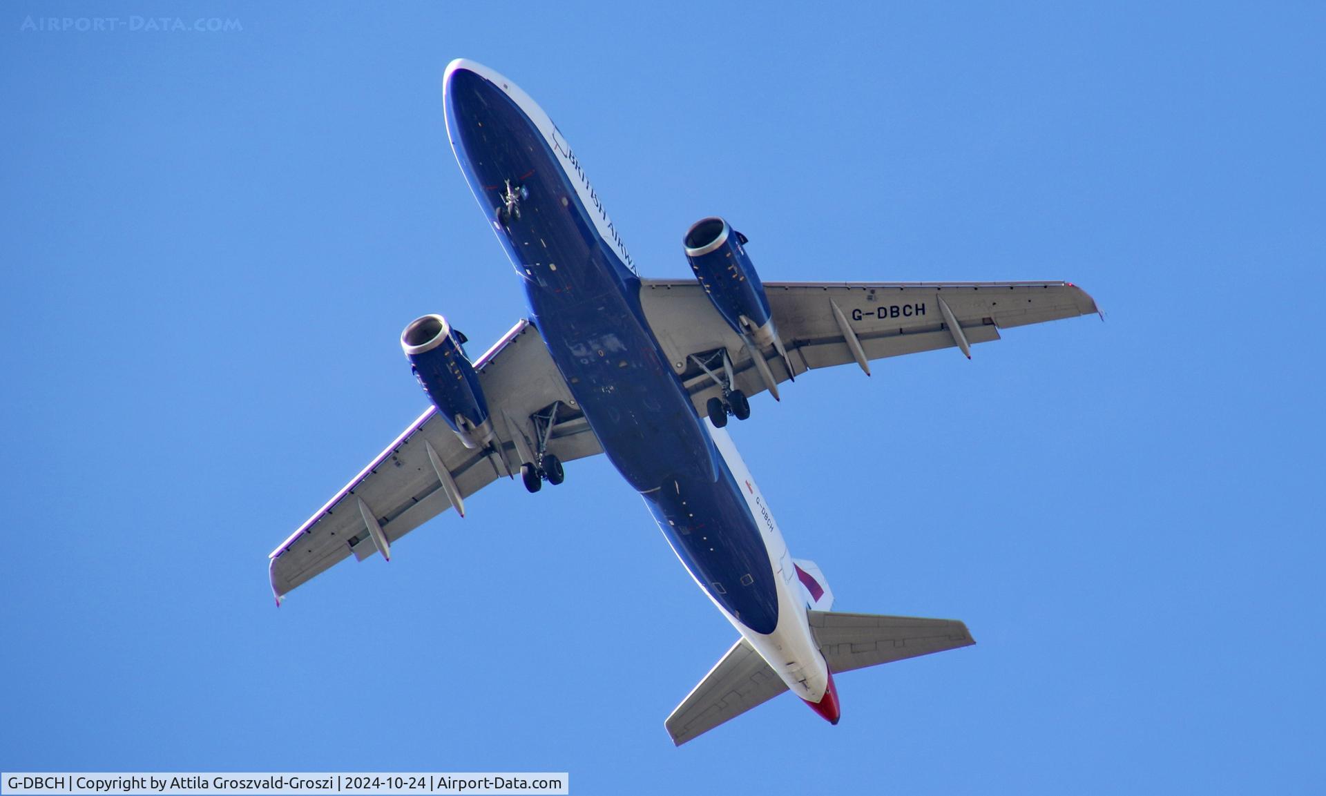 G-DBCH, 2006 Airbus A319-131 C/N 2697, In the airspace of Budapest, Hungary