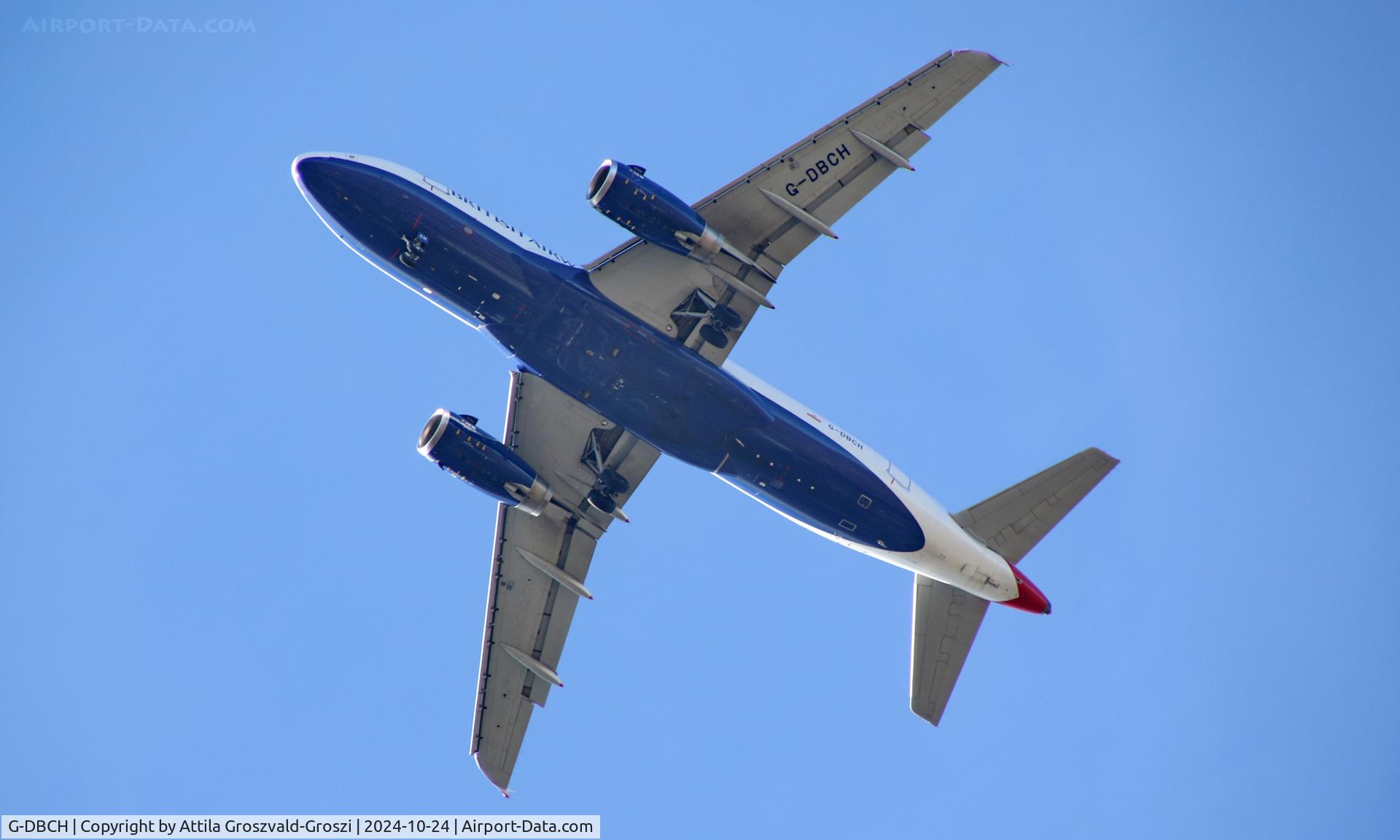 G-DBCH, 2006 Airbus A319-131 C/N 2697, In the airspace of Budapest, Hungary