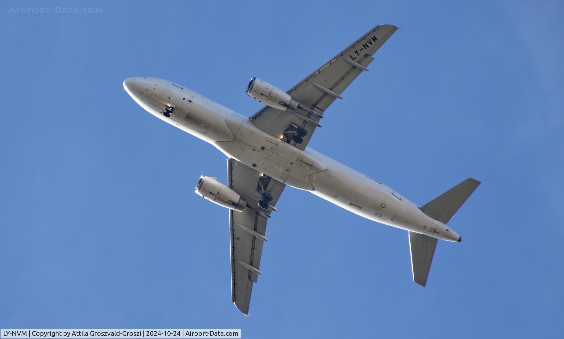 LY-NVM, 2011 Airbus A320-232 C/N 4628, In the airspace of Budapest, Hungary