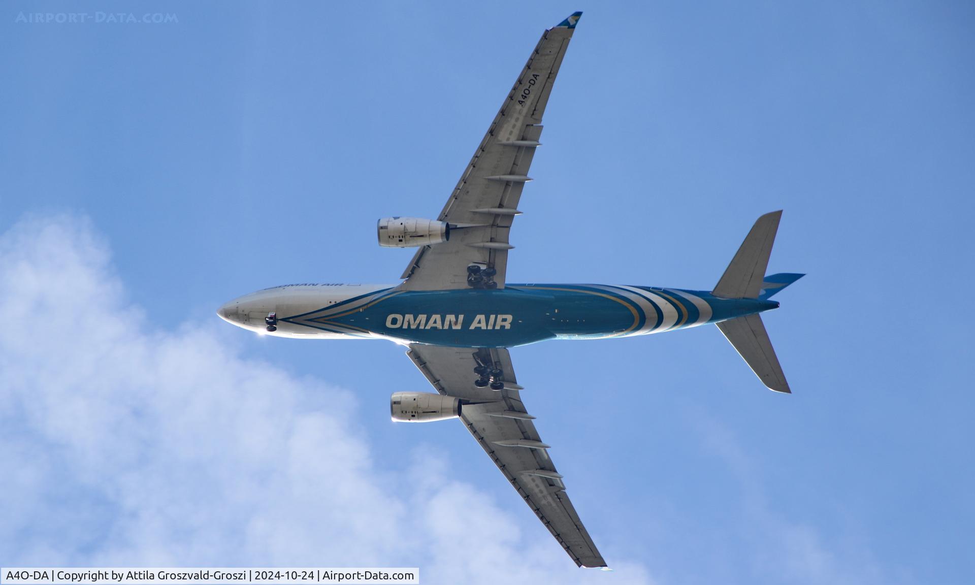 A4O-DA, 2009 Airbus A330-243 C/N 1038, In the airspace of Budapest, Hungary