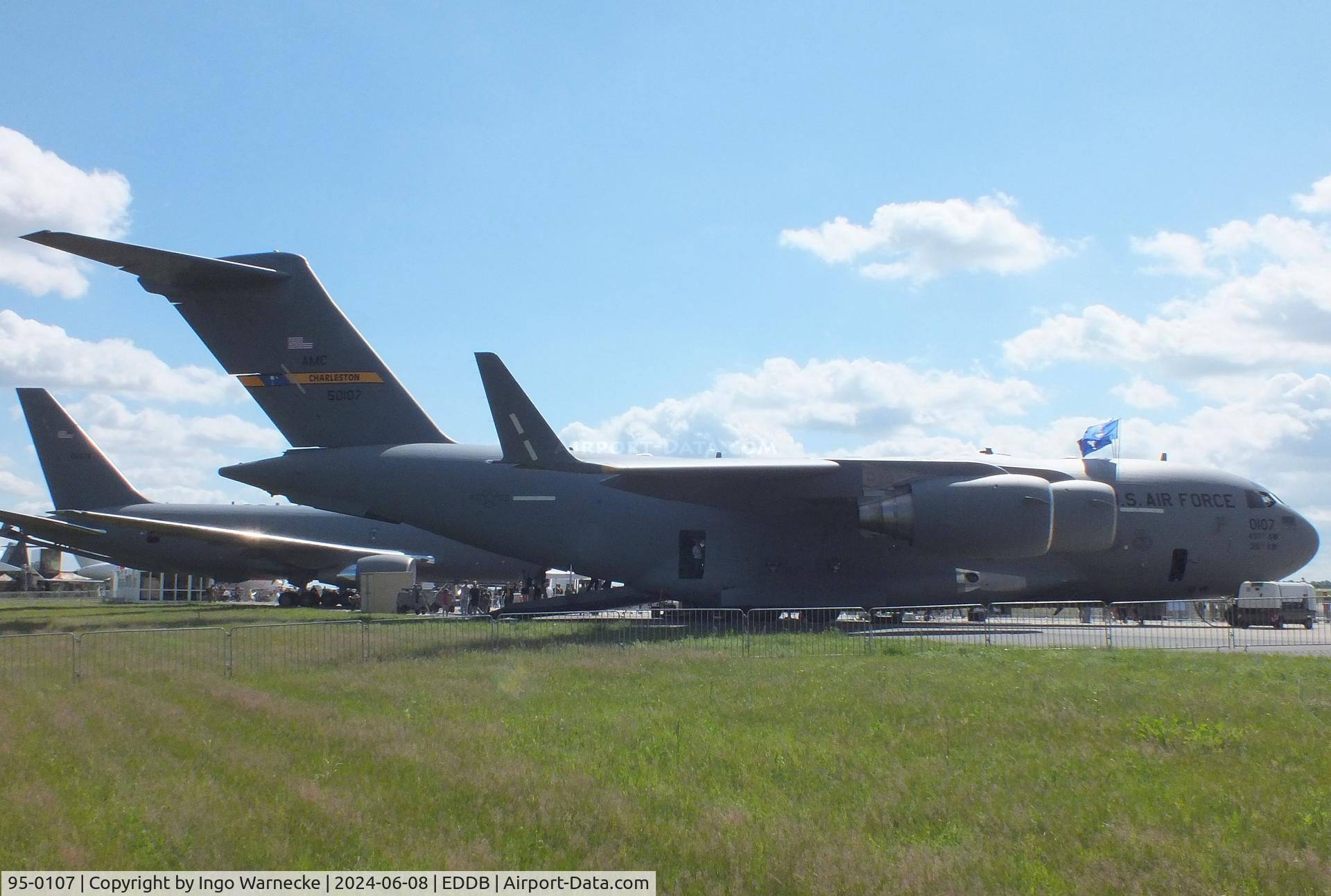 95-0107, 1995 McDonnell Douglas C-17A Globemaster III C/N P-32, McDonnell Douglas C-17A Globemaster III of the USAF at ILA 2024, Berlin