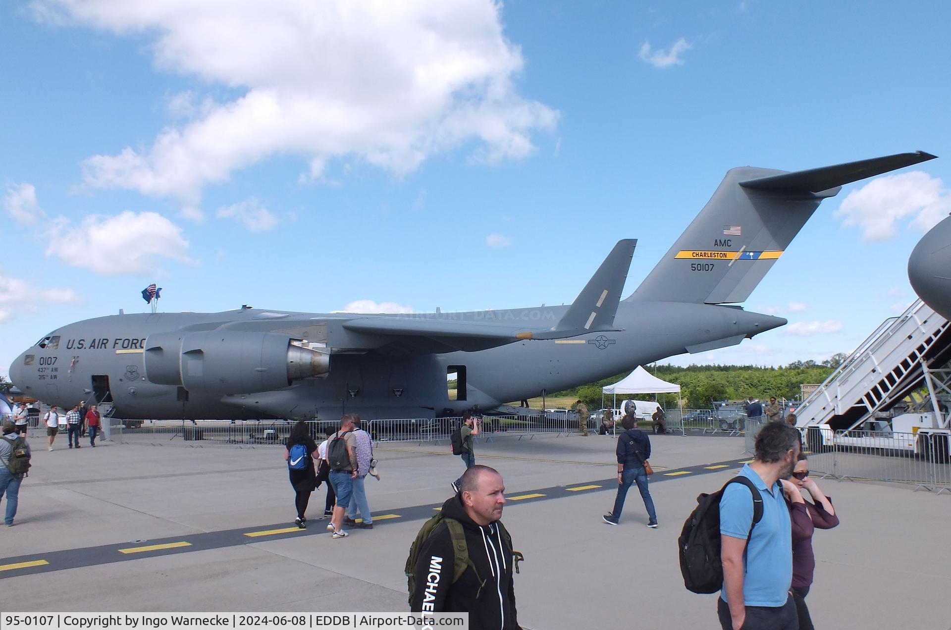 95-0107, 1995 McDonnell Douglas C-17A Globemaster III C/N P-32, McDonnell Douglas C-17A Globemaster III of the USAF at ILA 2024, Berlin