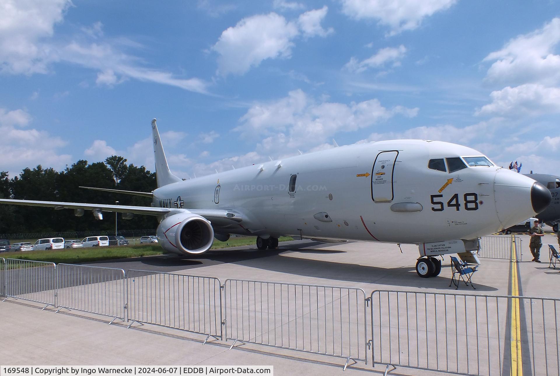 169548, 2019 Boeing P-8A Poseidon C/N 64078, Boeing P-8A Poseidon of the USN at ILA 2024, Berlin