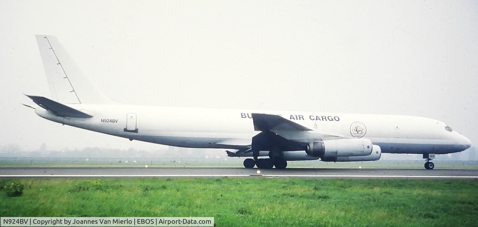 N924BV, 1967 Douglas DC-8-62 C/N 45920, ex-slide