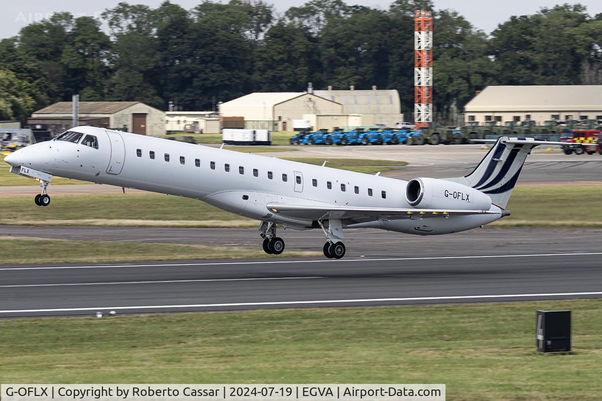 G-OFLX, 2002 Embraer ERJ-145LR (EMB-145LR) C/N 145588, RIAT 24