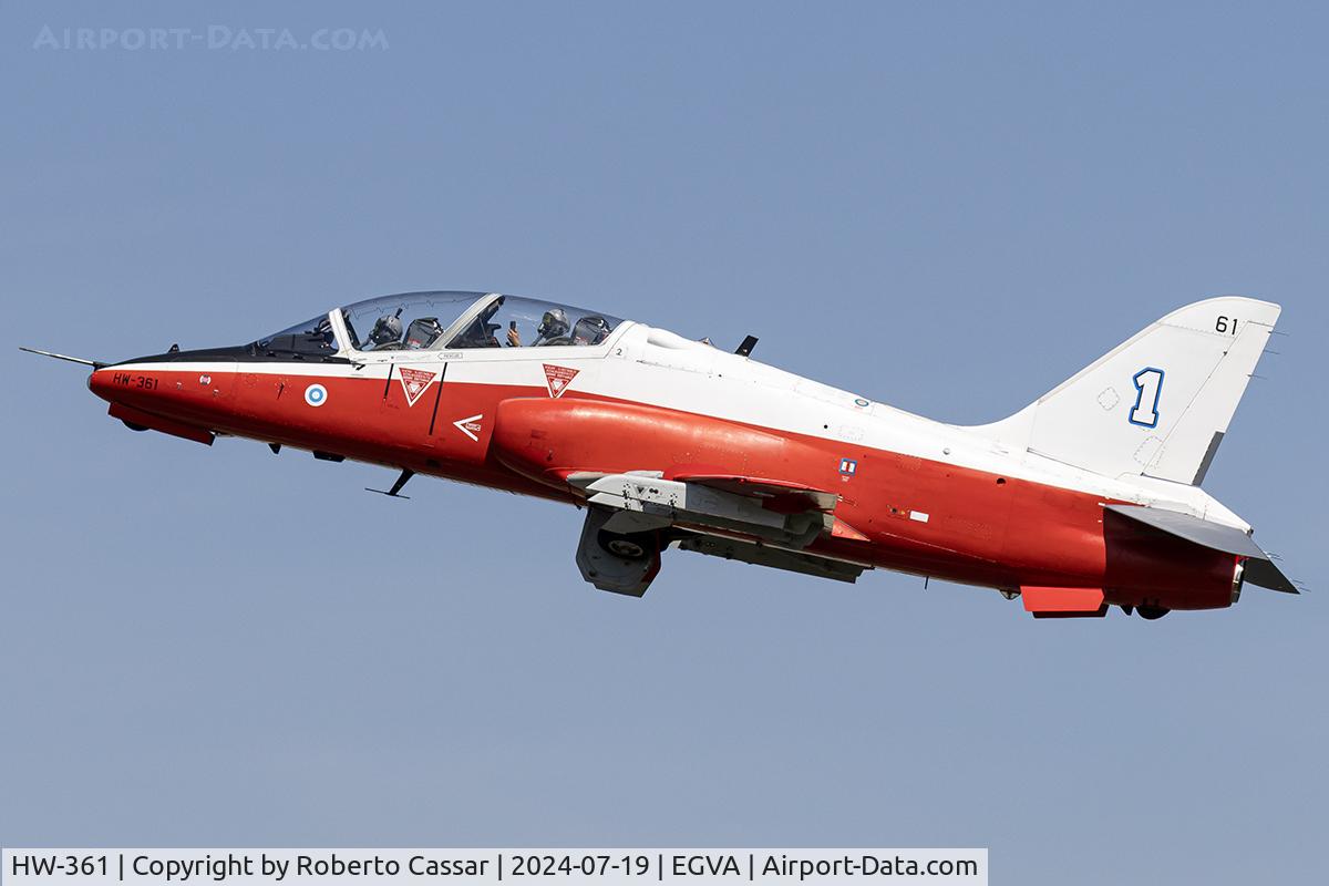HW-361, British Aerospace Hawk T.66 C/N SW003/338, RIAT 24