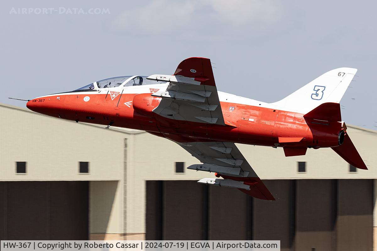 HW-367, British Aerospace Hawk T.66 C/N SW010/345, RIAT 24