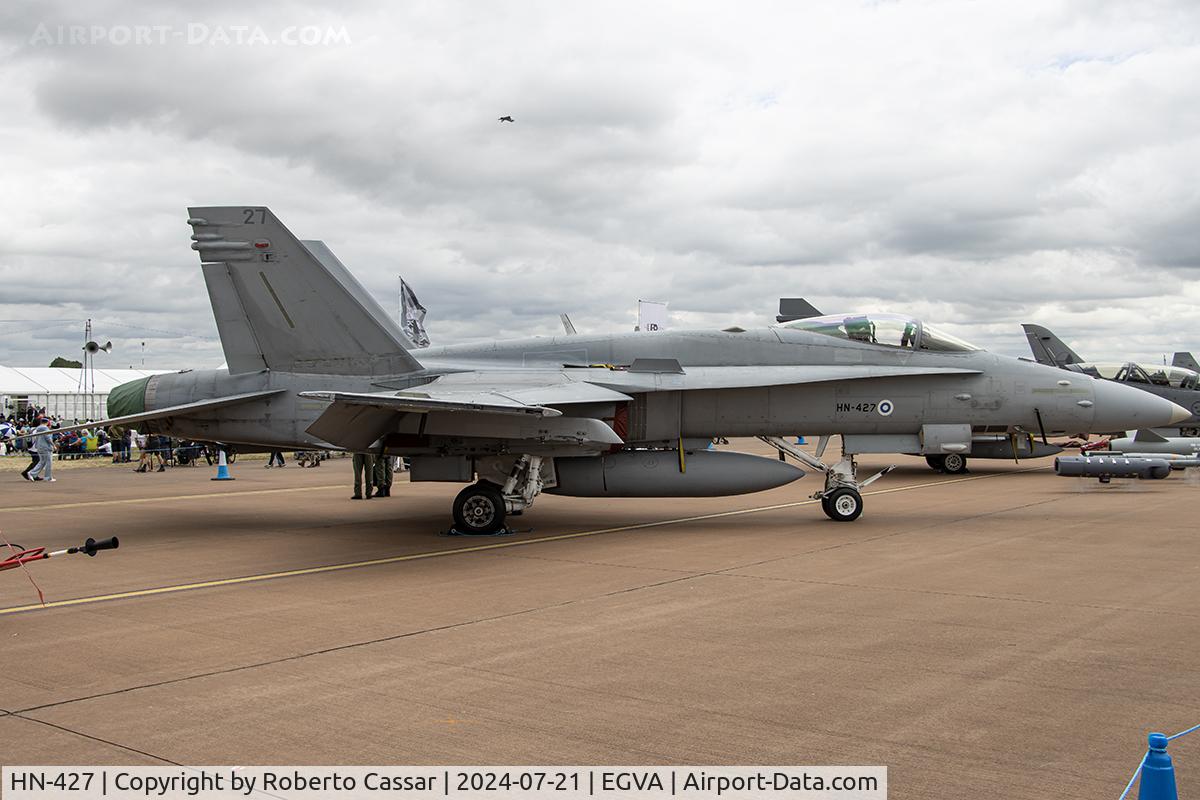 HN-427, McDonnell Douglas F-18C Hornet C/N 1427, RIAT 24