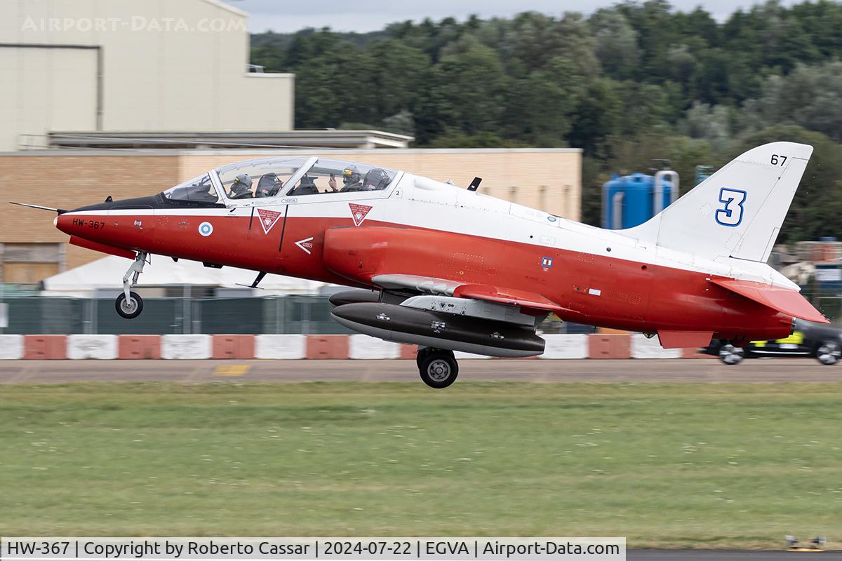 HW-367, British Aerospace Hawk T.66 C/N SW010/345, RIAT 24