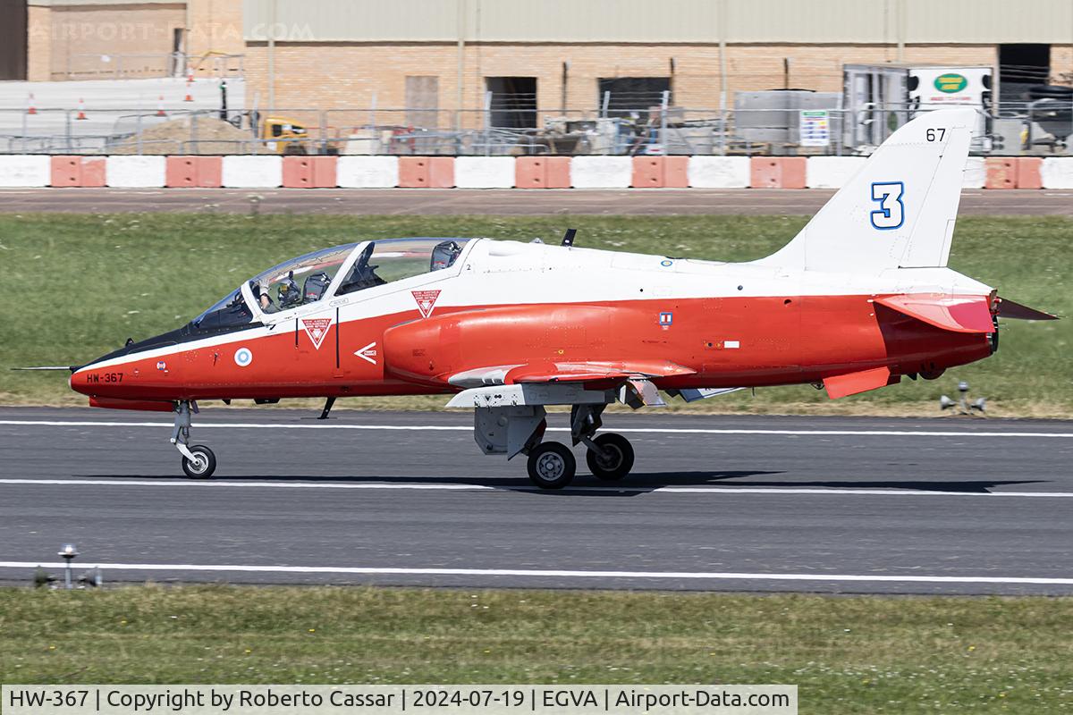 HW-367, British Aerospace Hawk T.66 C/N SW010/345, RIAT 24