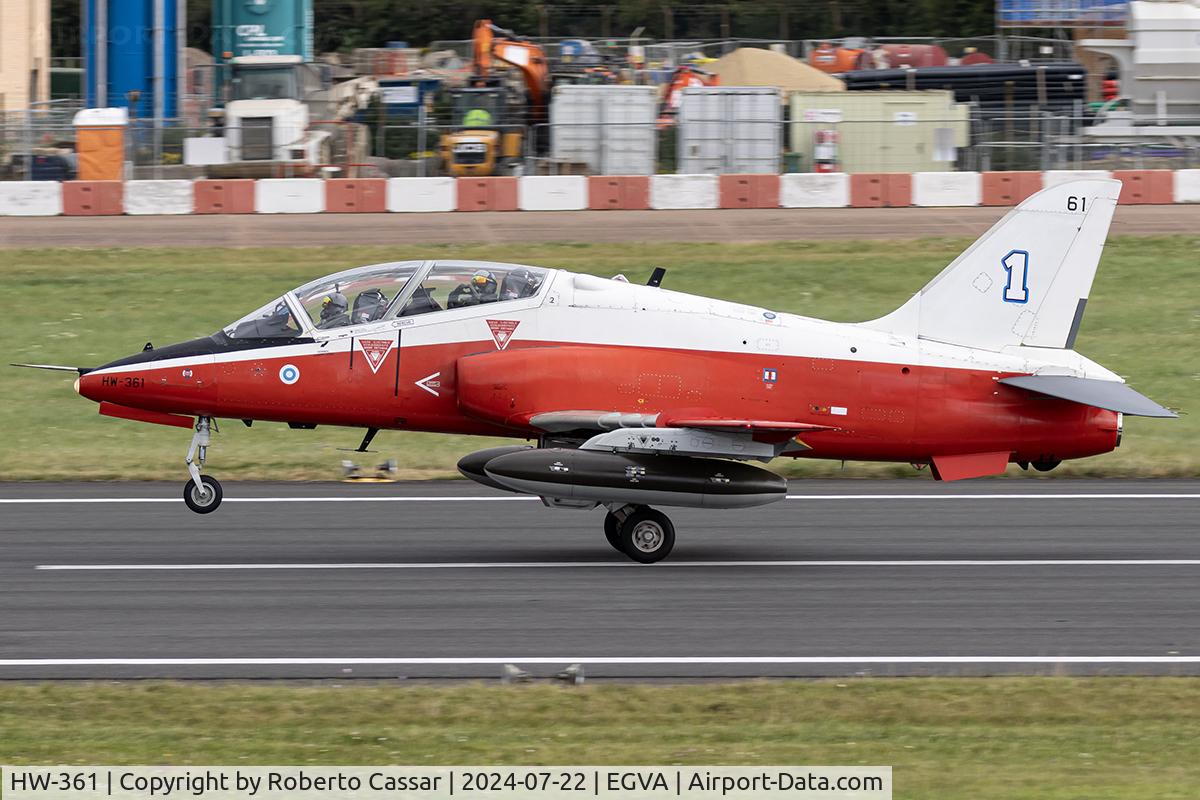 HW-361, British Aerospace Hawk T.66 C/N SW003/338, RIAT 24