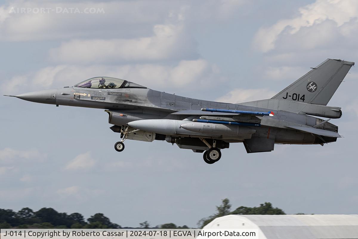 J-014, Fokker F-16AM Fighting Falcon C/N 6D-170, RIAT 24