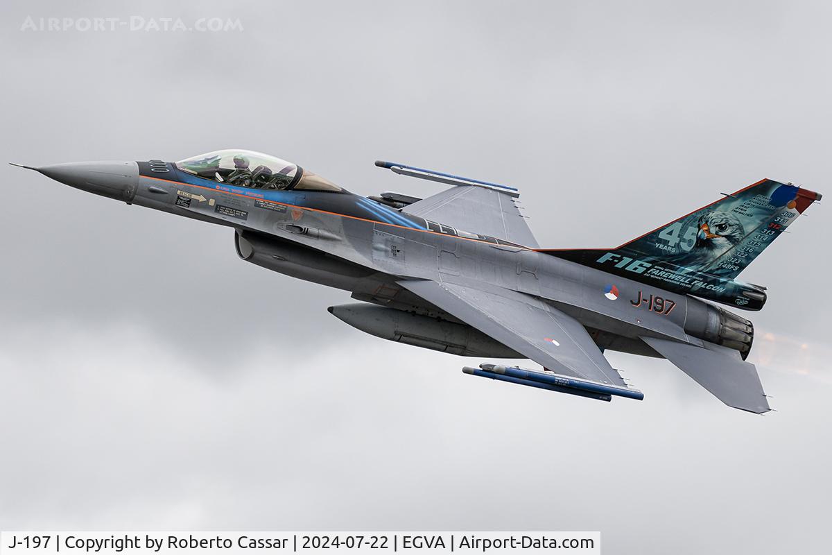 J-197, Fokker F-16AM Fighting Falcon C/N 6D-104, RIAT 24