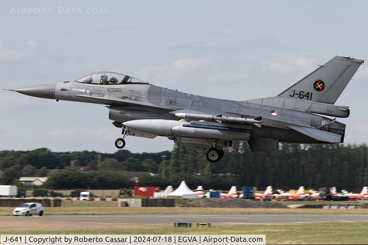 J-641, Fokker F-16AM Fighting Falcon C/N 6D-73, RIAT 24