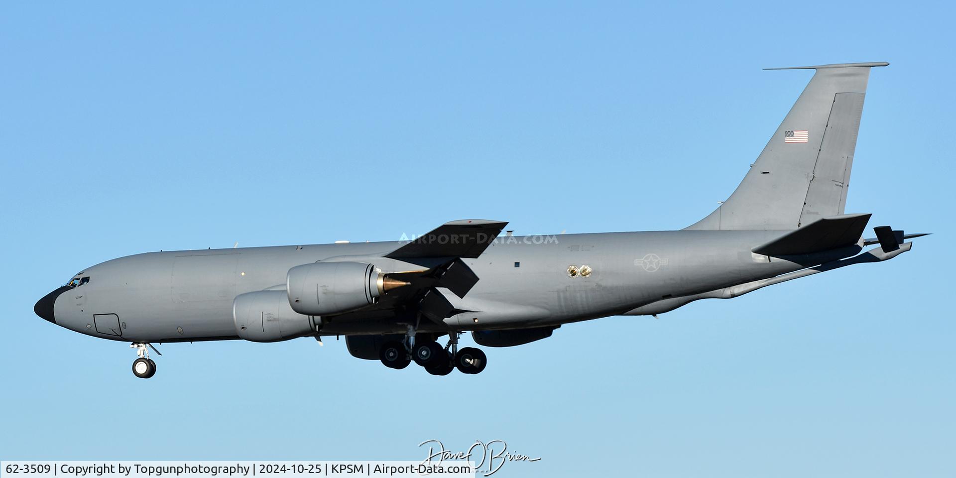 62-3509, 1962 Boeing KC-135R Stratotanker C/N 18492, The No Fun AMC wiped clean this 135 from Fairchild.