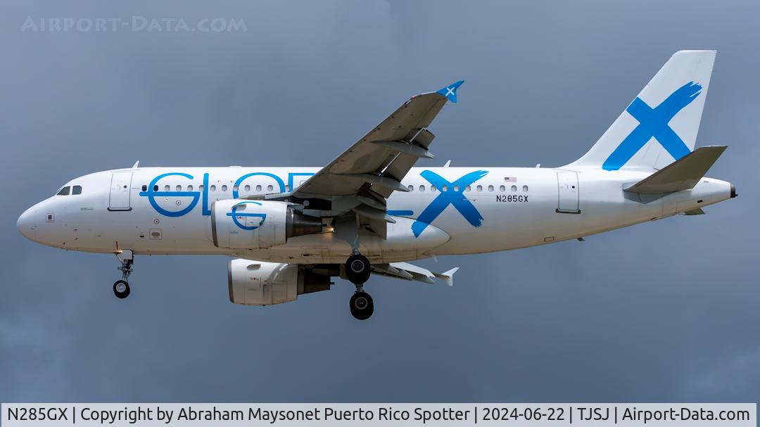 N285GX, 2003 Airbus A319-112 C/N 1936, New on data base