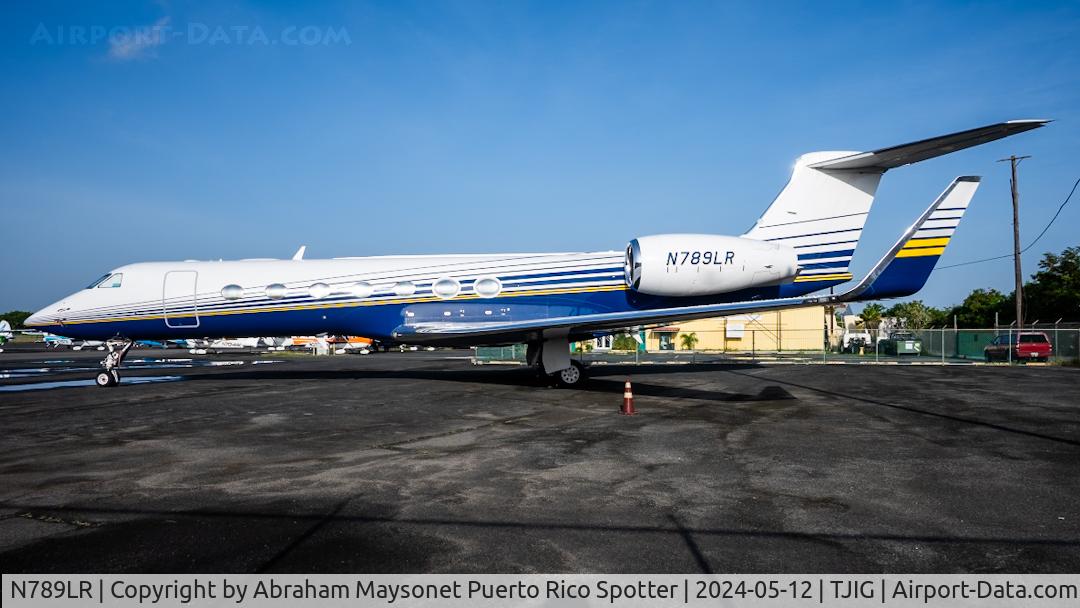 N789LR, 2006 Gulfstream Aerospace GV-SP (G500) C/N 5100, Resting in TJIG airport