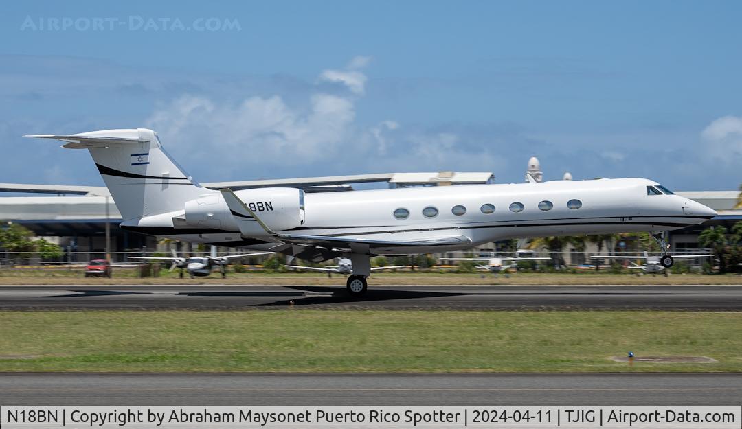 N18BN, Gulfstream Aerospace GV-SP (G550) C/N 5402, New on data base