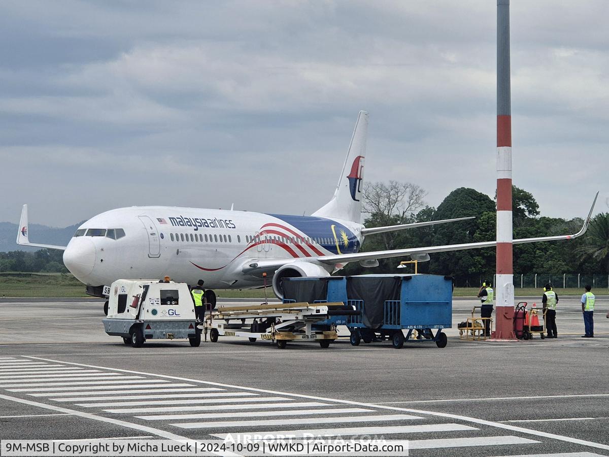 9M-MSB, 2013 Boeing 737-8H6 C/N 40144, At Kuantan