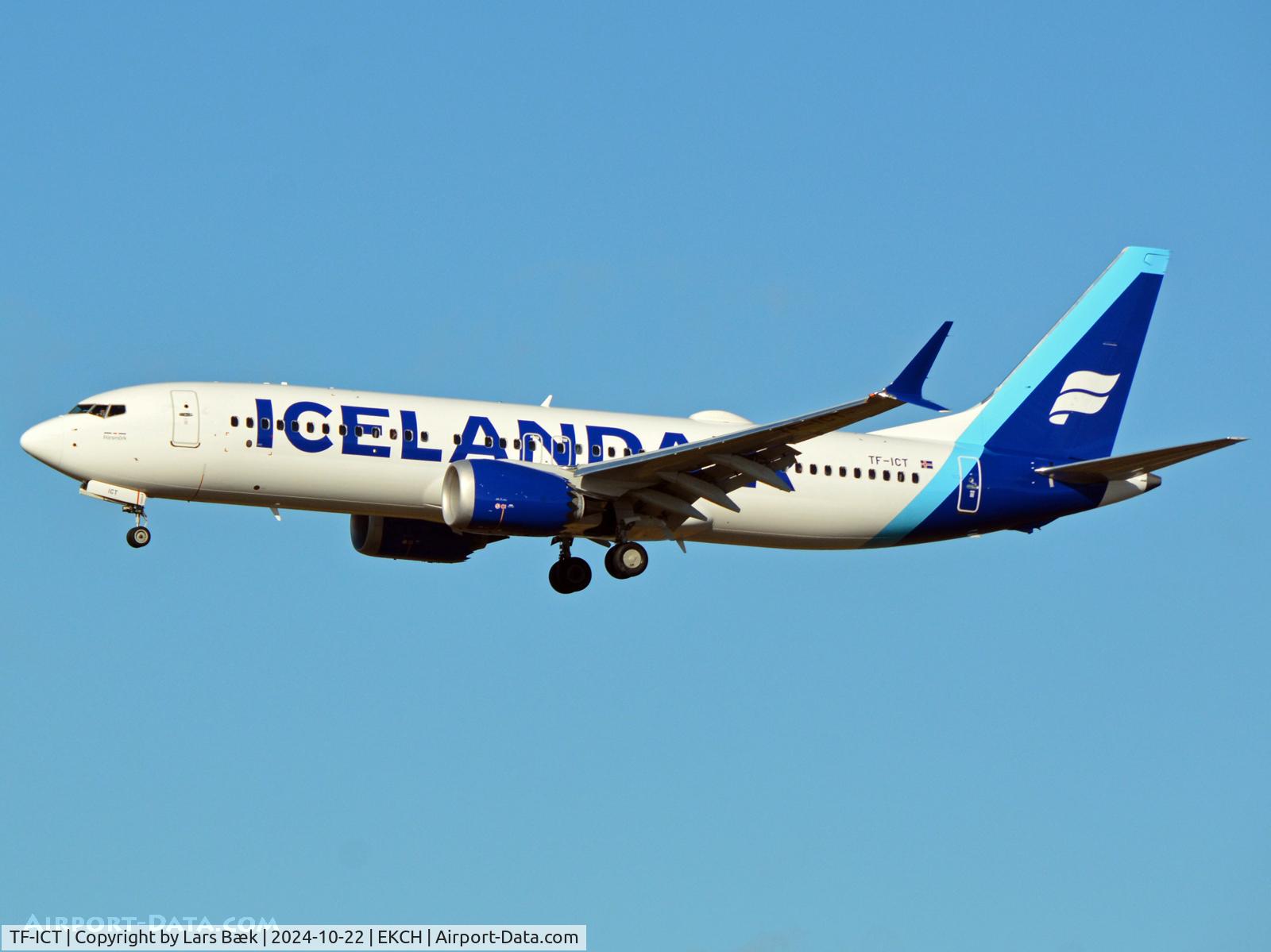 TF-ICT, 2024 Boeing 737-8 MAX C/N 61812, Kystvejen RWY22L