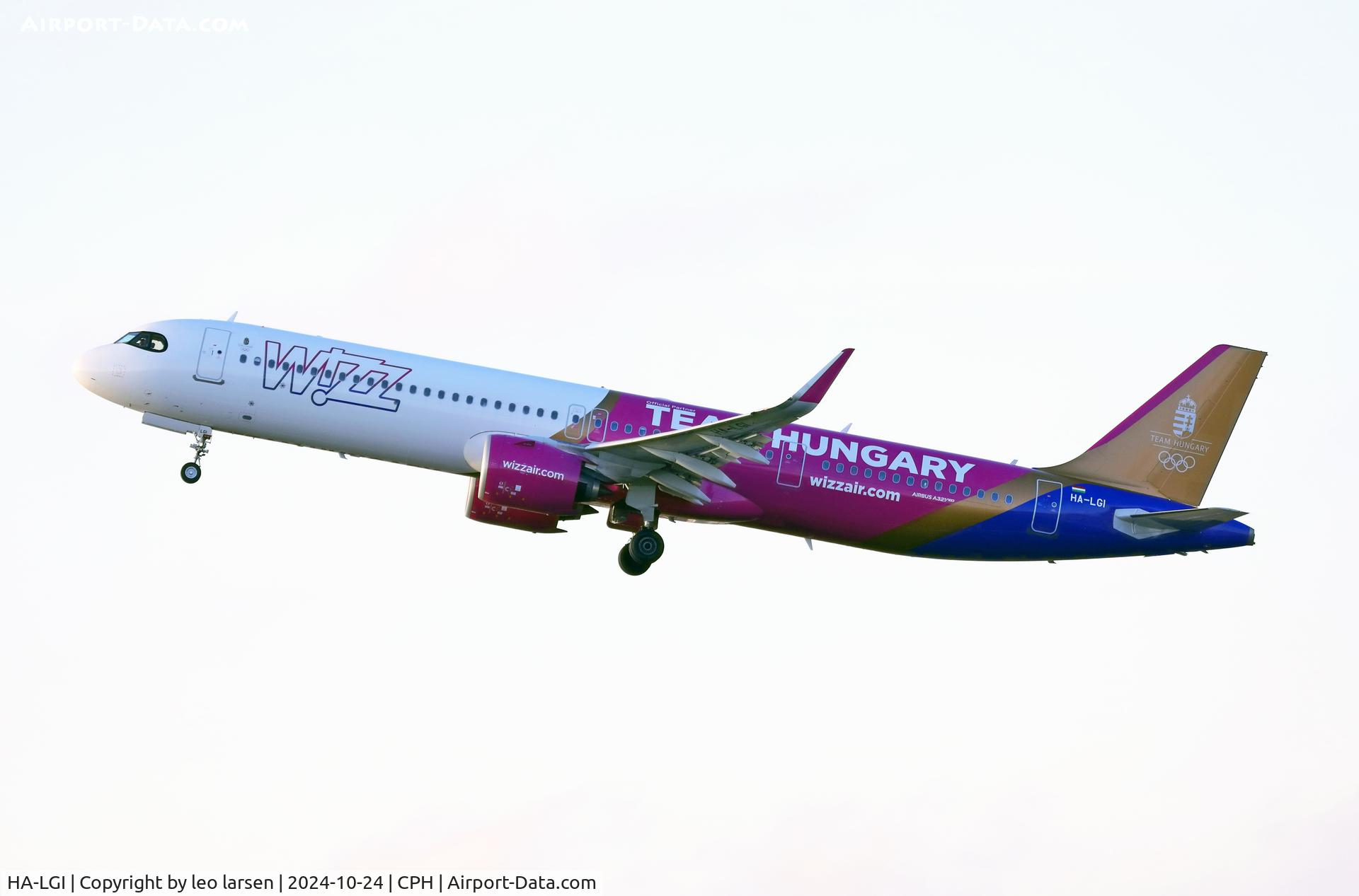 HA-LGI, 2024 Airbus A321-271NX C/N 11800, Copenhagen  24.10.2024