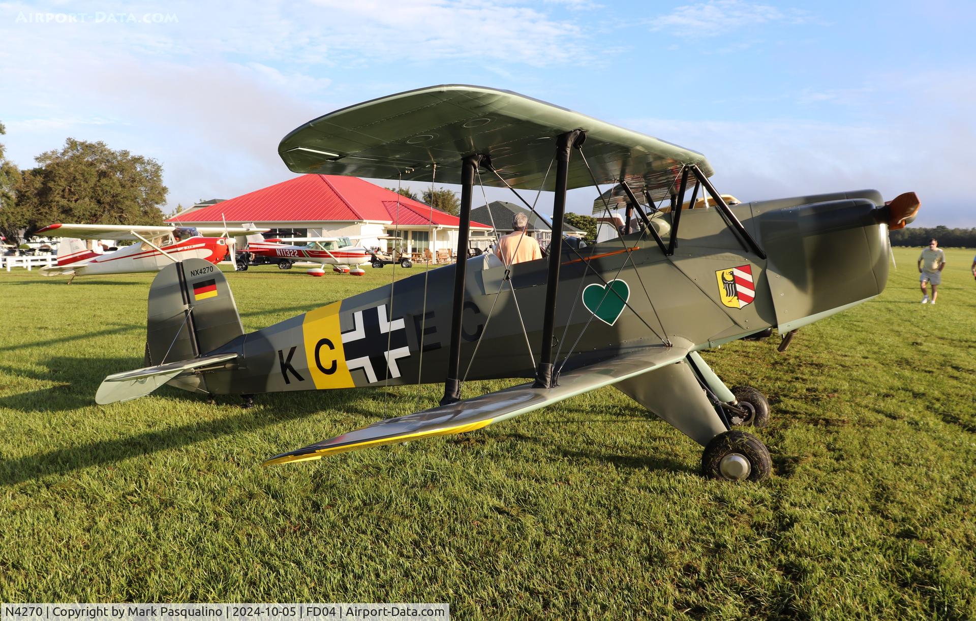 N4270, 1959 CASA 1-131 Jungmann C/N E3B-427, CASA 1-131 Jungmann