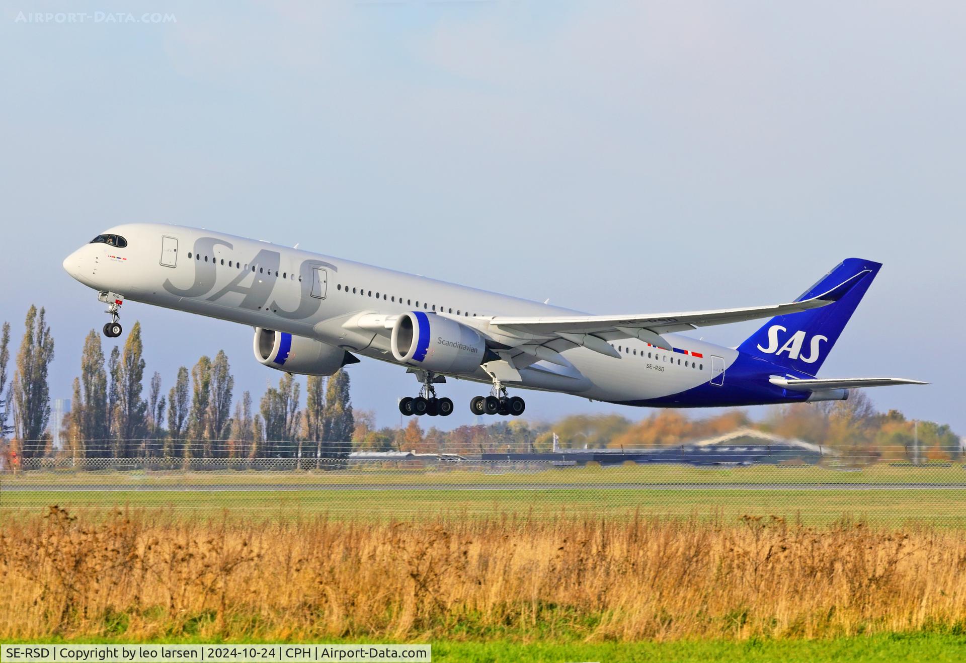 SE-RSD, 2020 Airbus A350-941 C/N 418, Copenhagen 24.10.2024