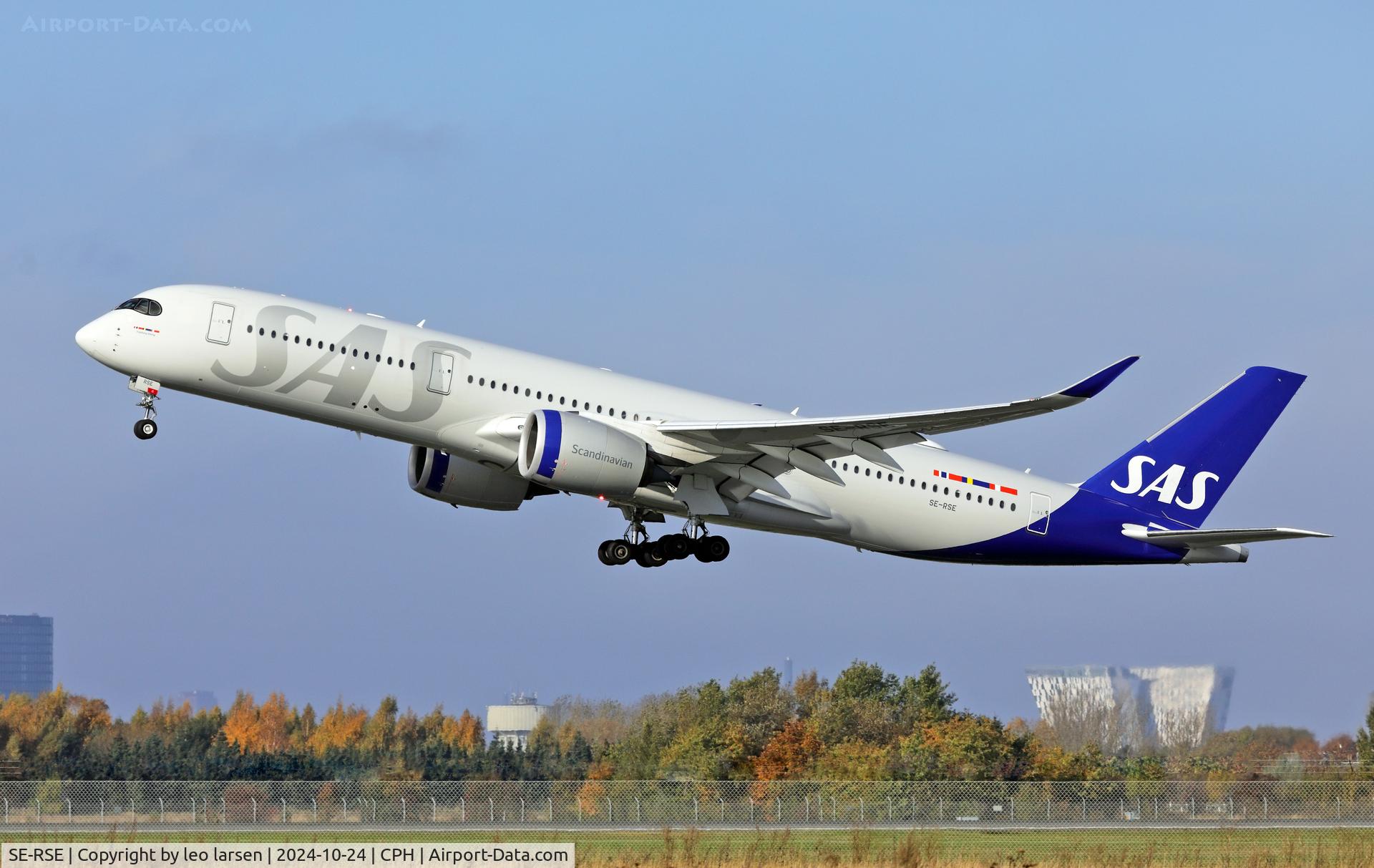 SE-RSE, 2021 Airbus A350-941 C/N 484, Copenhagen 24.10.2024