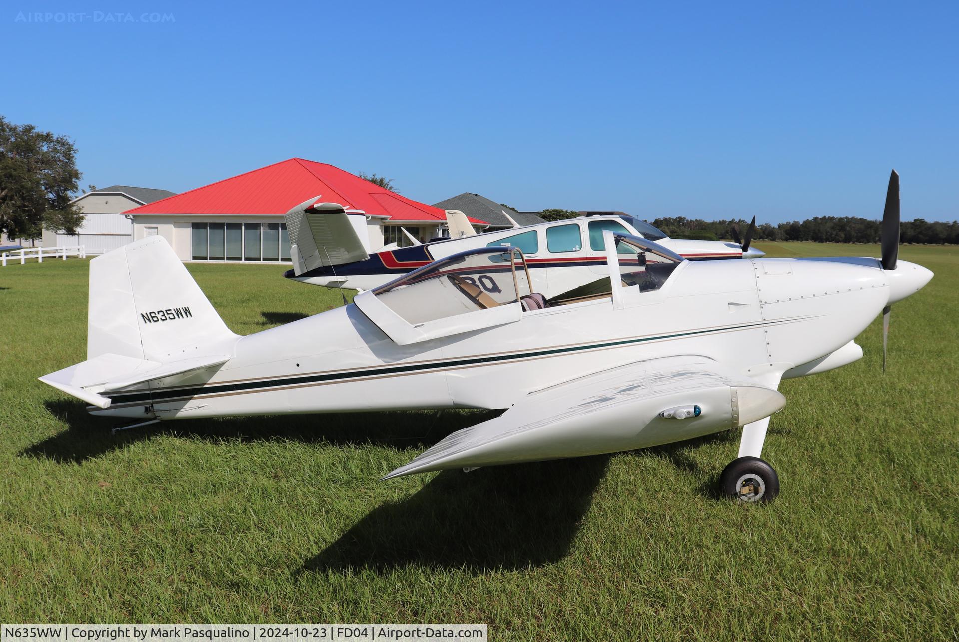 N635WW, 2000 Vans RV-6 C/N 23862, Vans RV-6