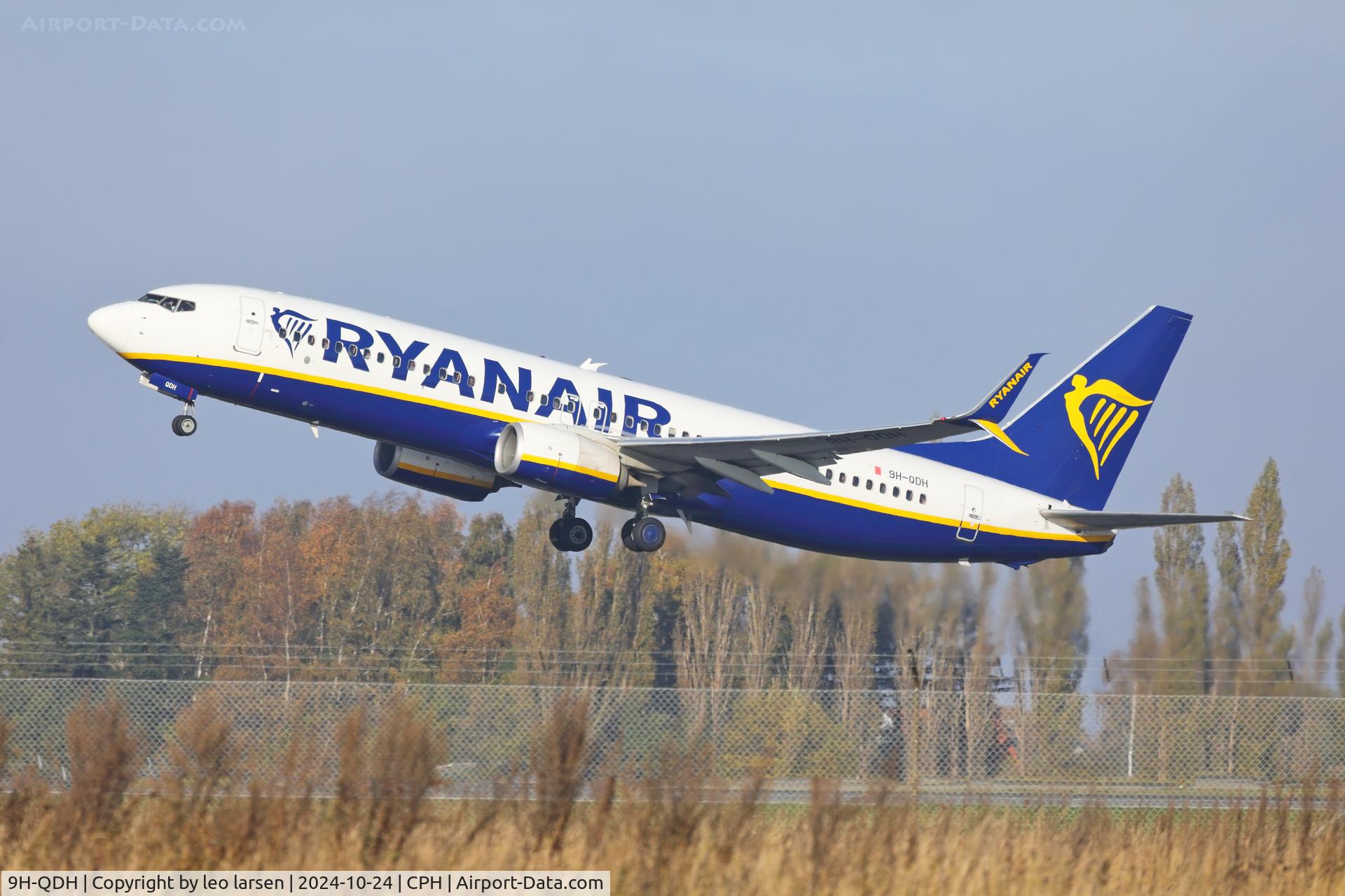 9H-QDH, 2016 Boeing 737-8AS C/N 44757, Copenhagen 24.10.2024